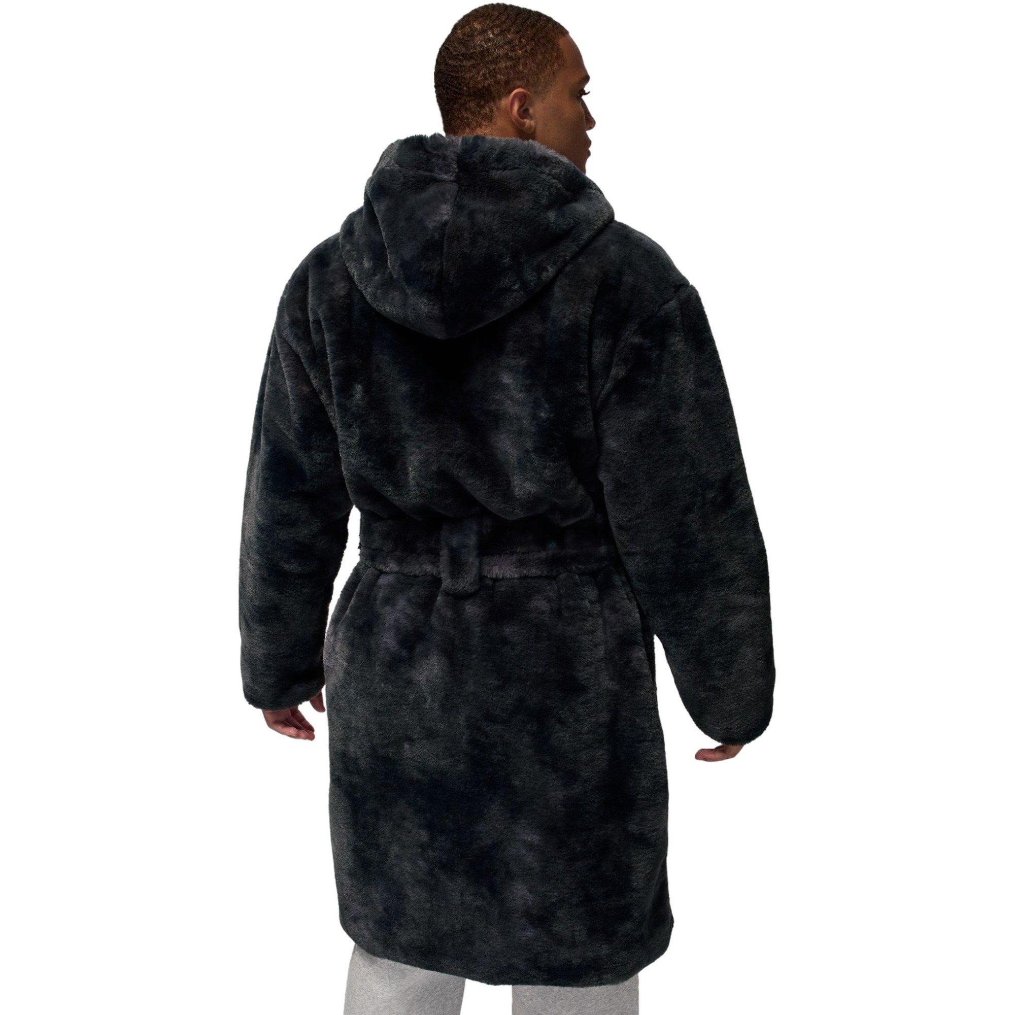 Jordan Men's Brooklyn Holiday Fur Robe - GREY Thumbnail View 2