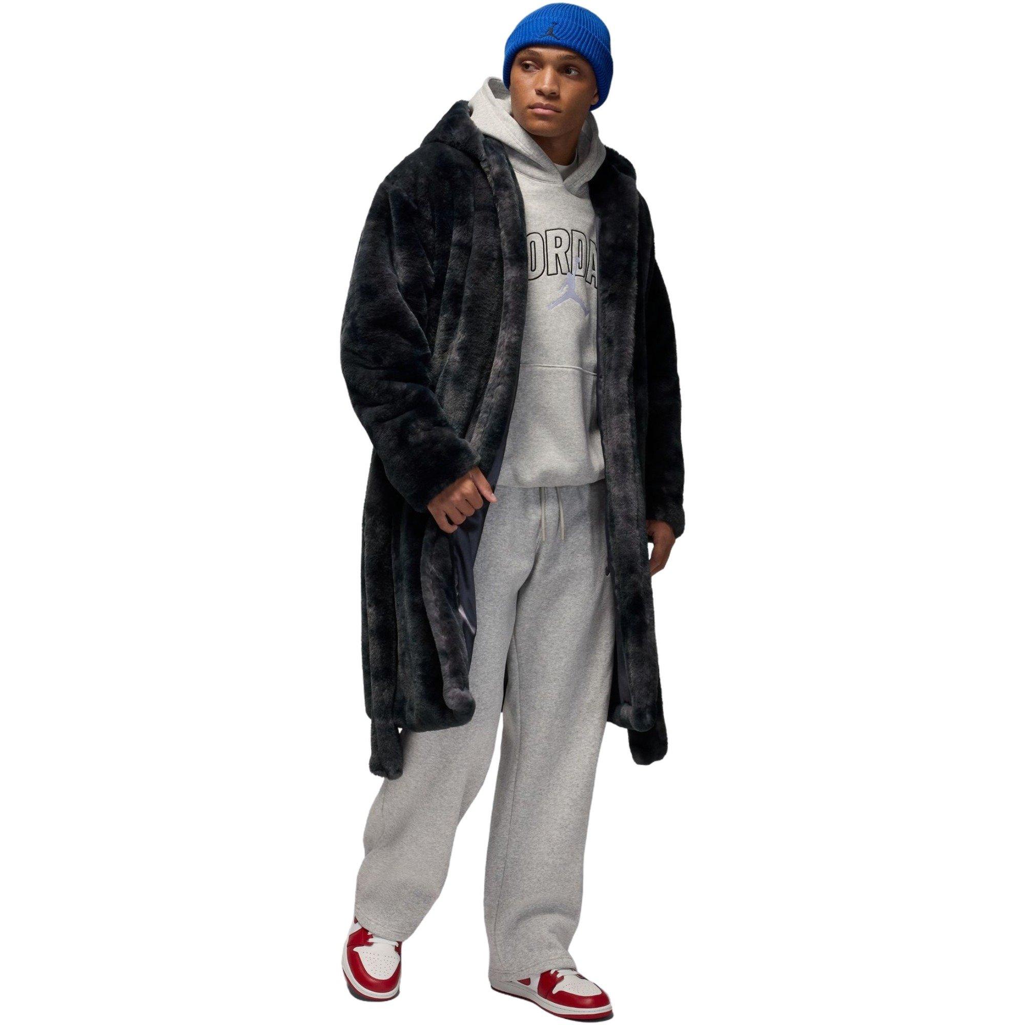 Jordan Men's Brooklyn Holiday Fur Robe - GREY Thumbnail View 7