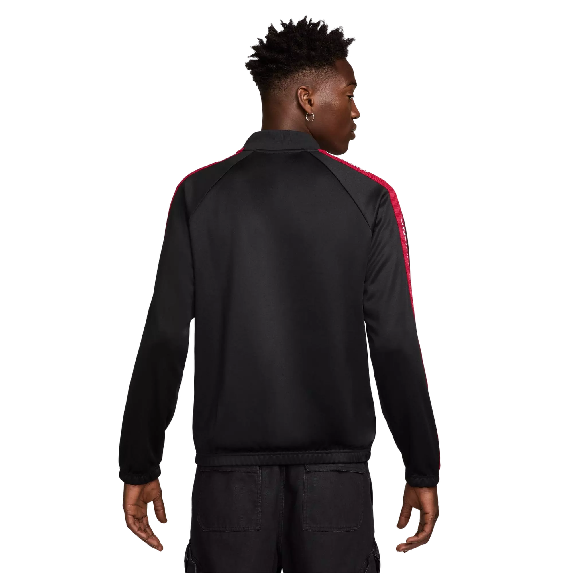 Jordan Men's Essentials Tracksuit Jacket - BLACK/RED