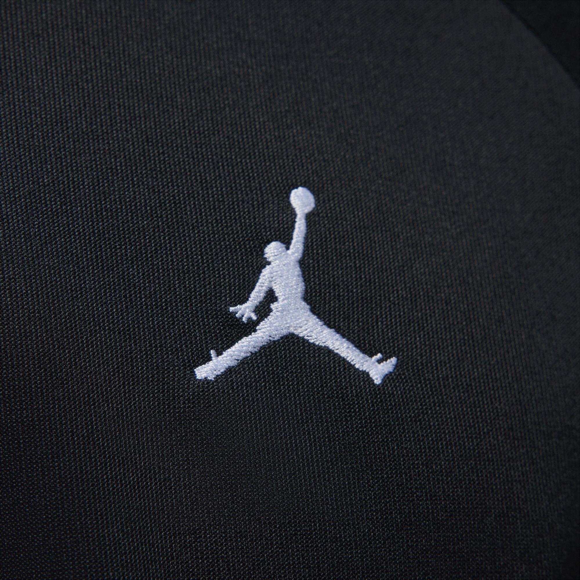 Jordan Men's Essentials Tracksuit Jacket - BLACK/RED Thumbnail View 5