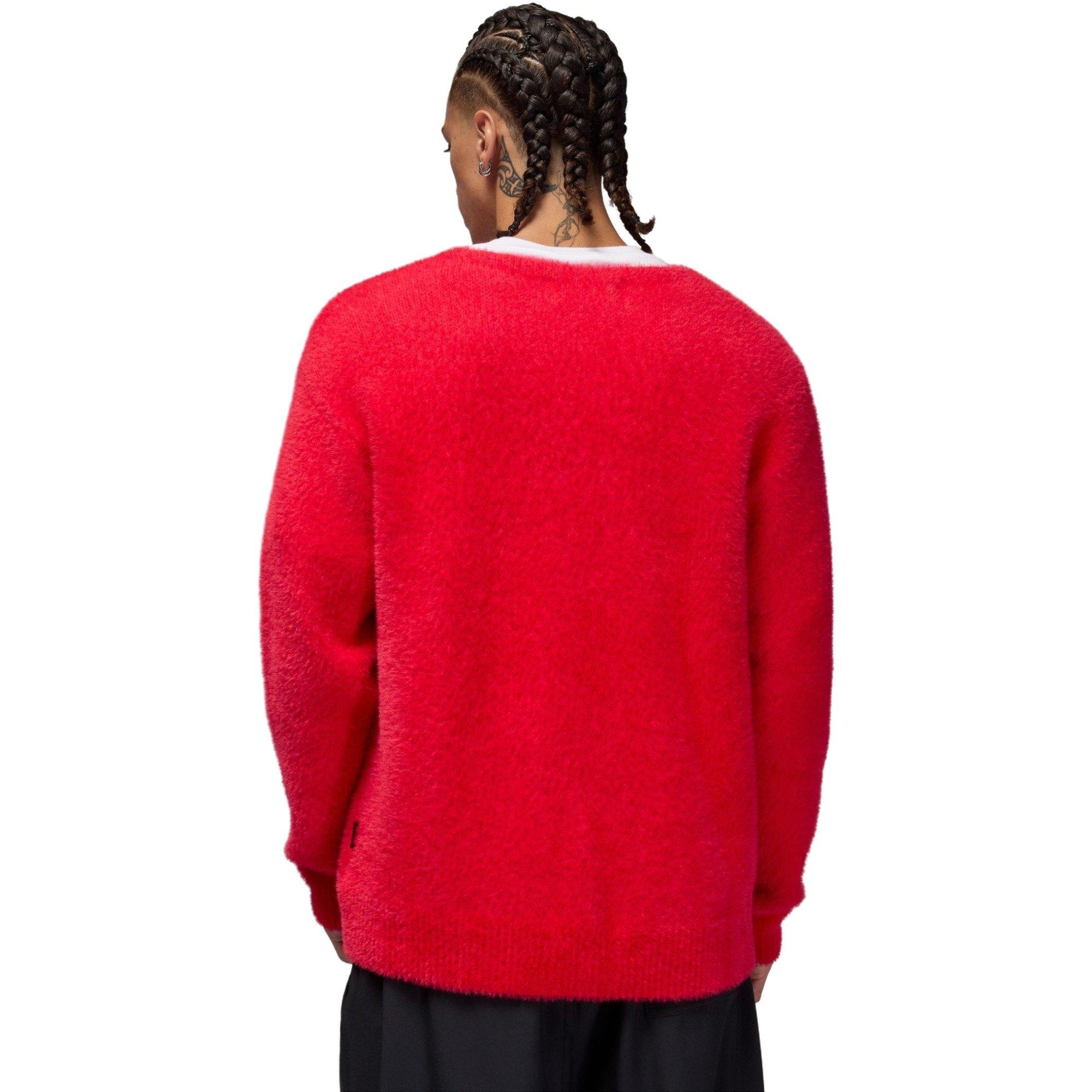 NIKE INC Jordan Men's Tatum Cardigan Fuzzy Knit | Hibbett