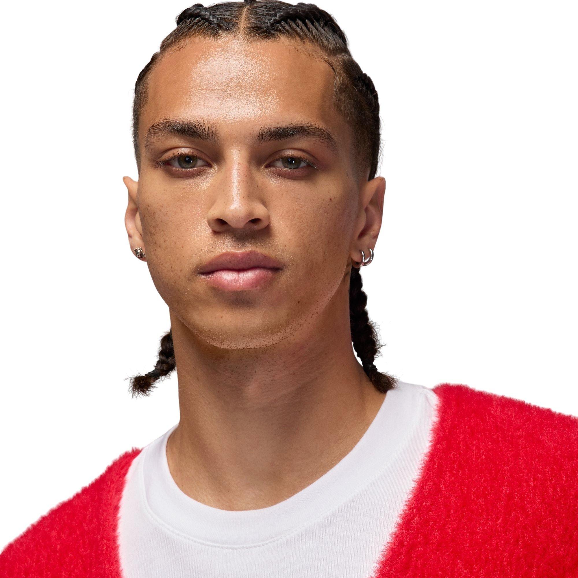 NIKE INC Jordan Men's Tatum Cardigan Fuzzy Knit | Hibbett