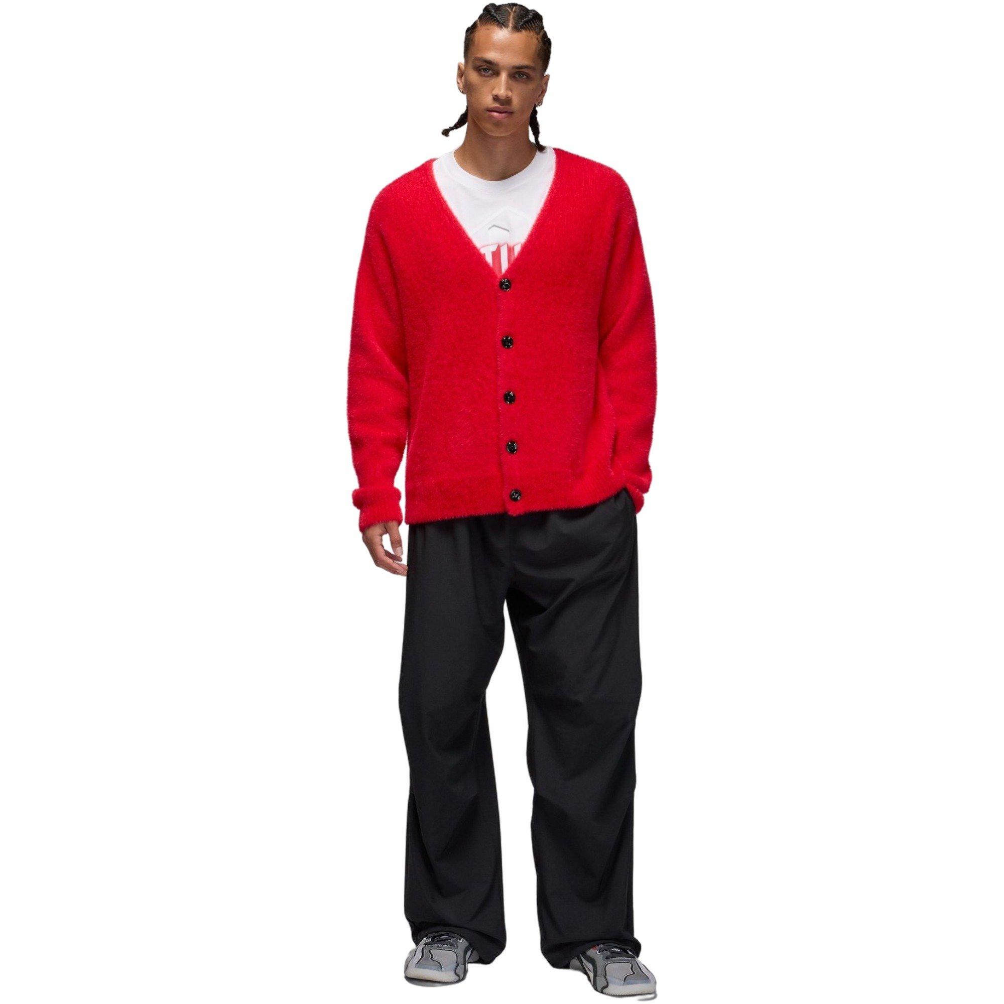 Jordan Men's Tatum Cardigan - RED Thumbnail View 6