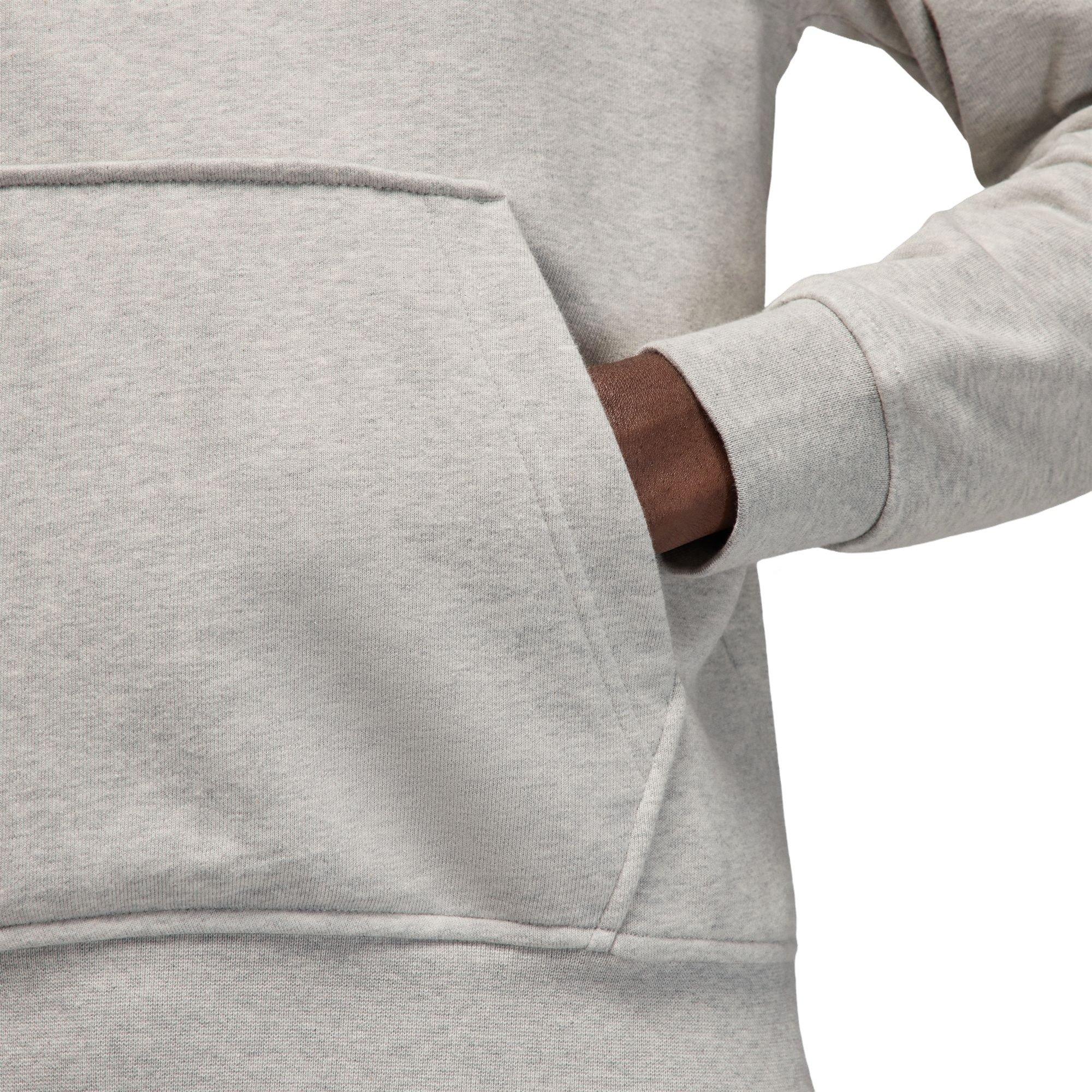 Jordan Men's Sport Crossover Fleece Pullover Hoodie - GREY Thumbnail View 4