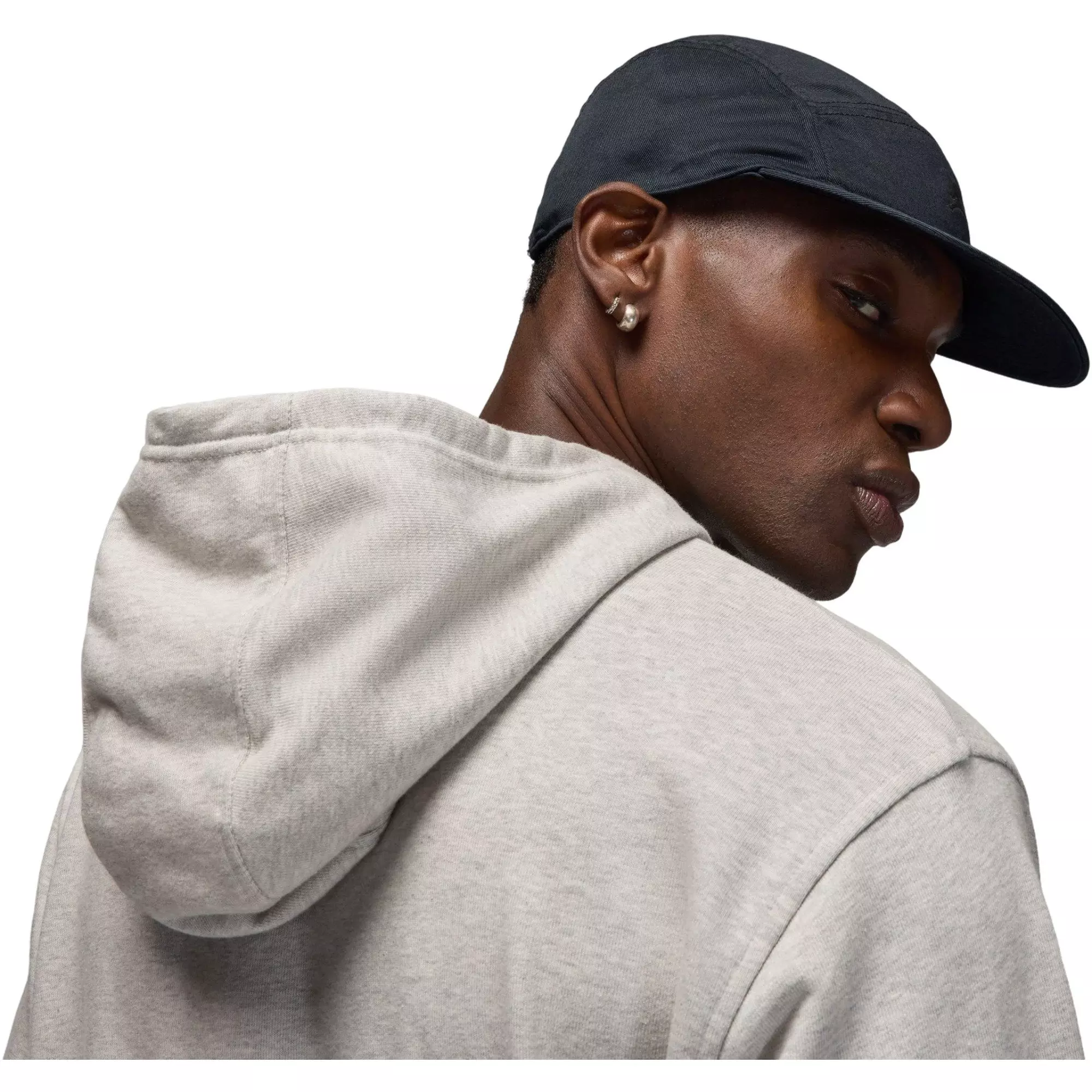 Jordan Men's Sport Crossover Fleece Pullover Hoodie - GREY