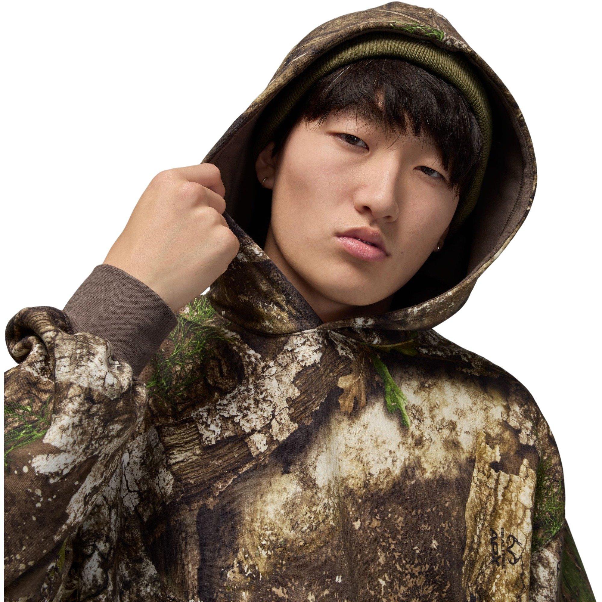 Jordan Men's Brooklyn Fleece Realtree Pullover Hoodie - CAMOUFLAGE Thumbnail View 3