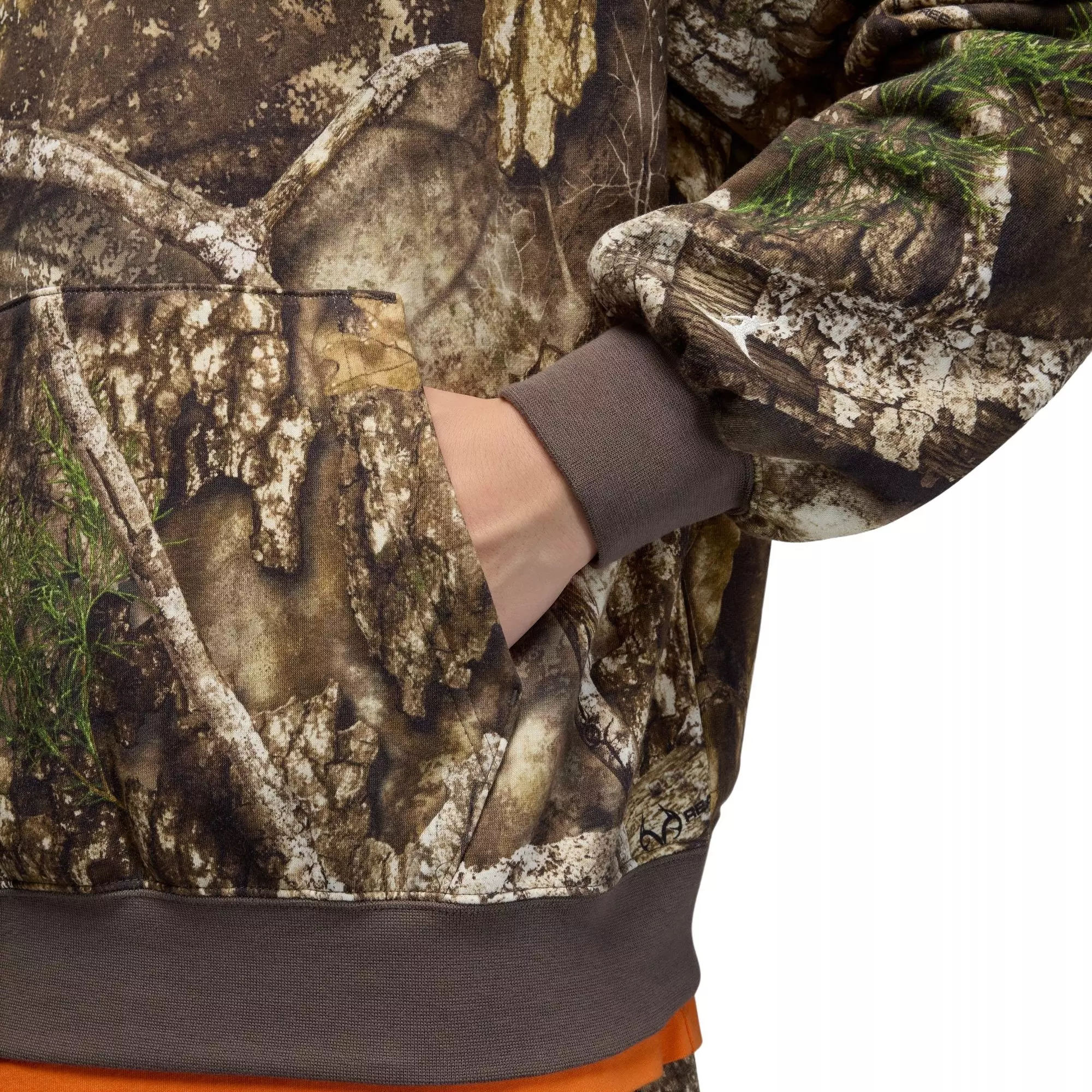 Jordan Men's Brooklyn Fleece Realtree Pullover Hoodie - CAMOUFLAGE