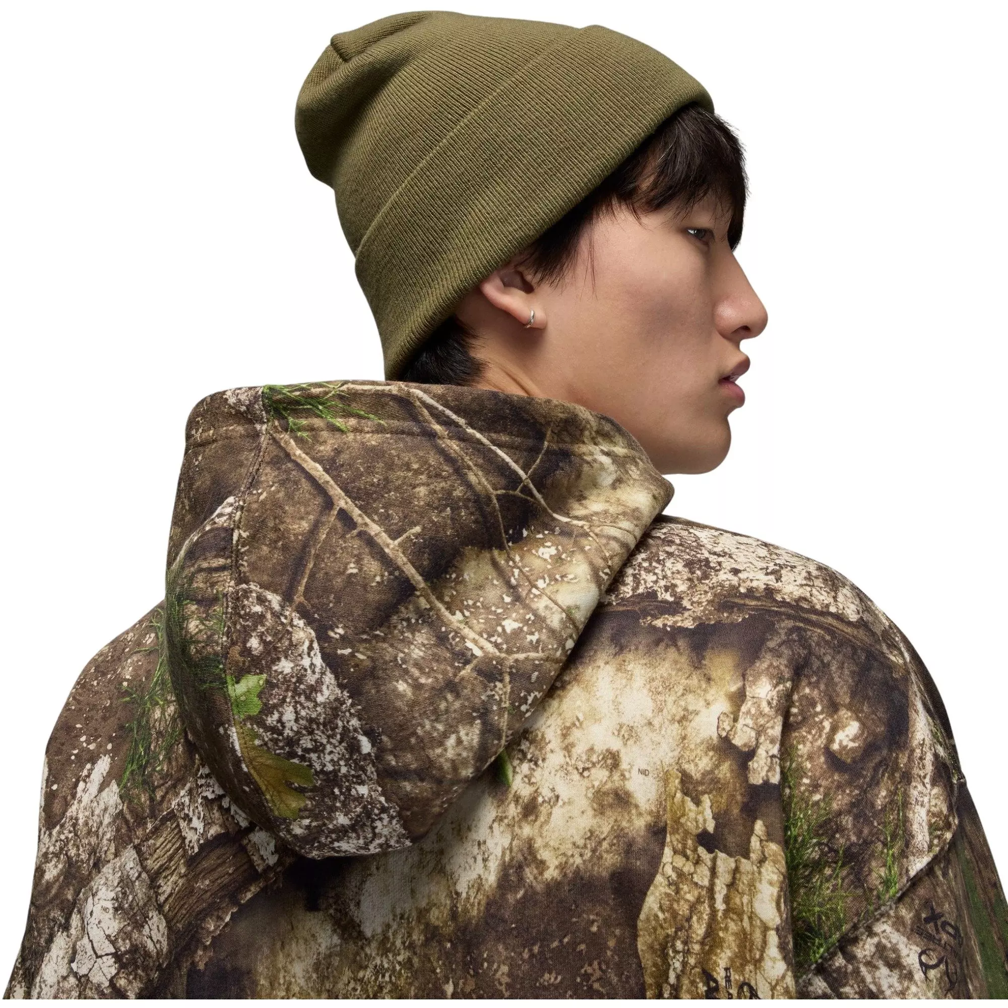 Jordan Men's Brooklyn Fleece Realtree Pullover Hoodie - CAMOUFLAGE