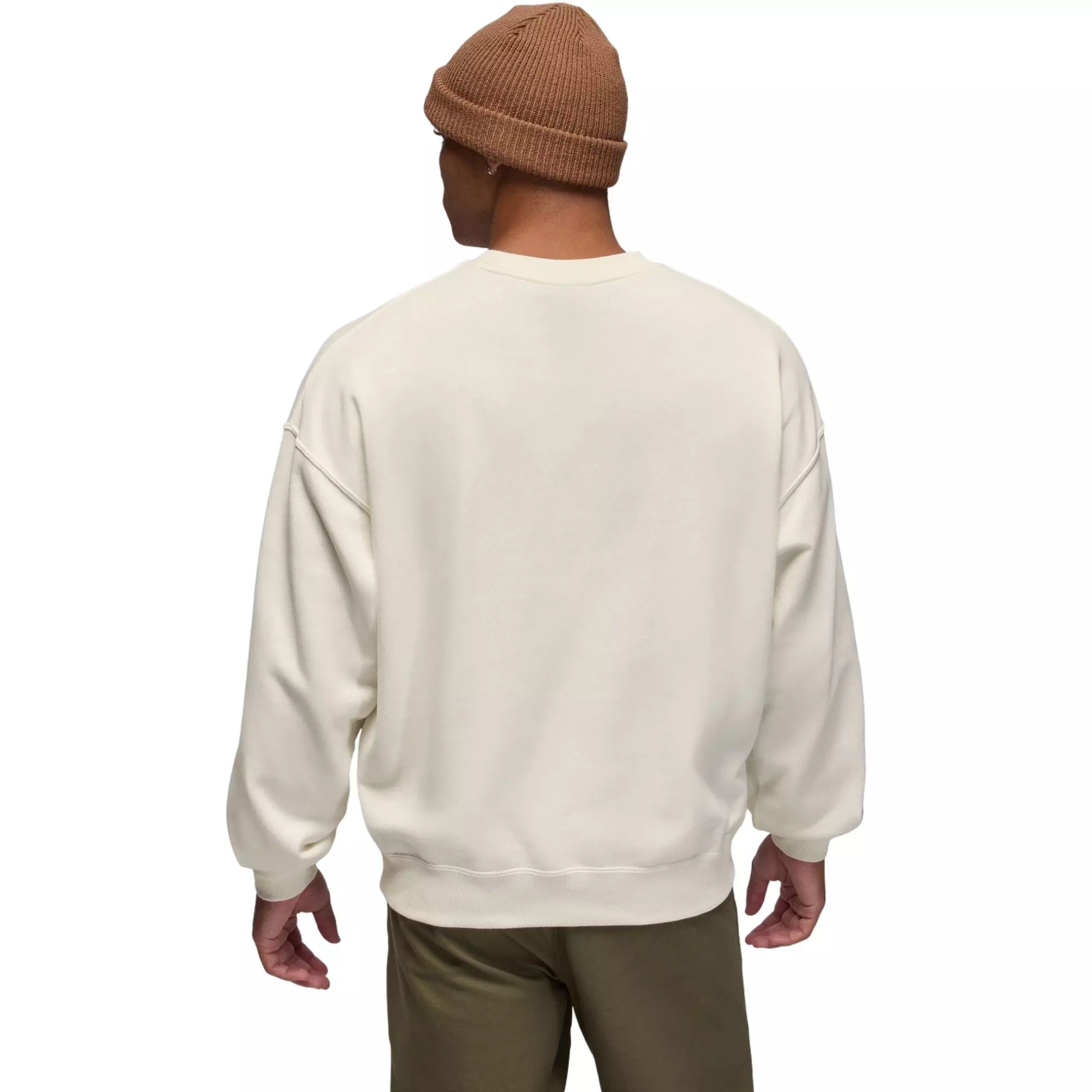 Jordan Men's Brooklyn French Terry Realtree Crew-Neck Sweatshirt - Sail - SAIL