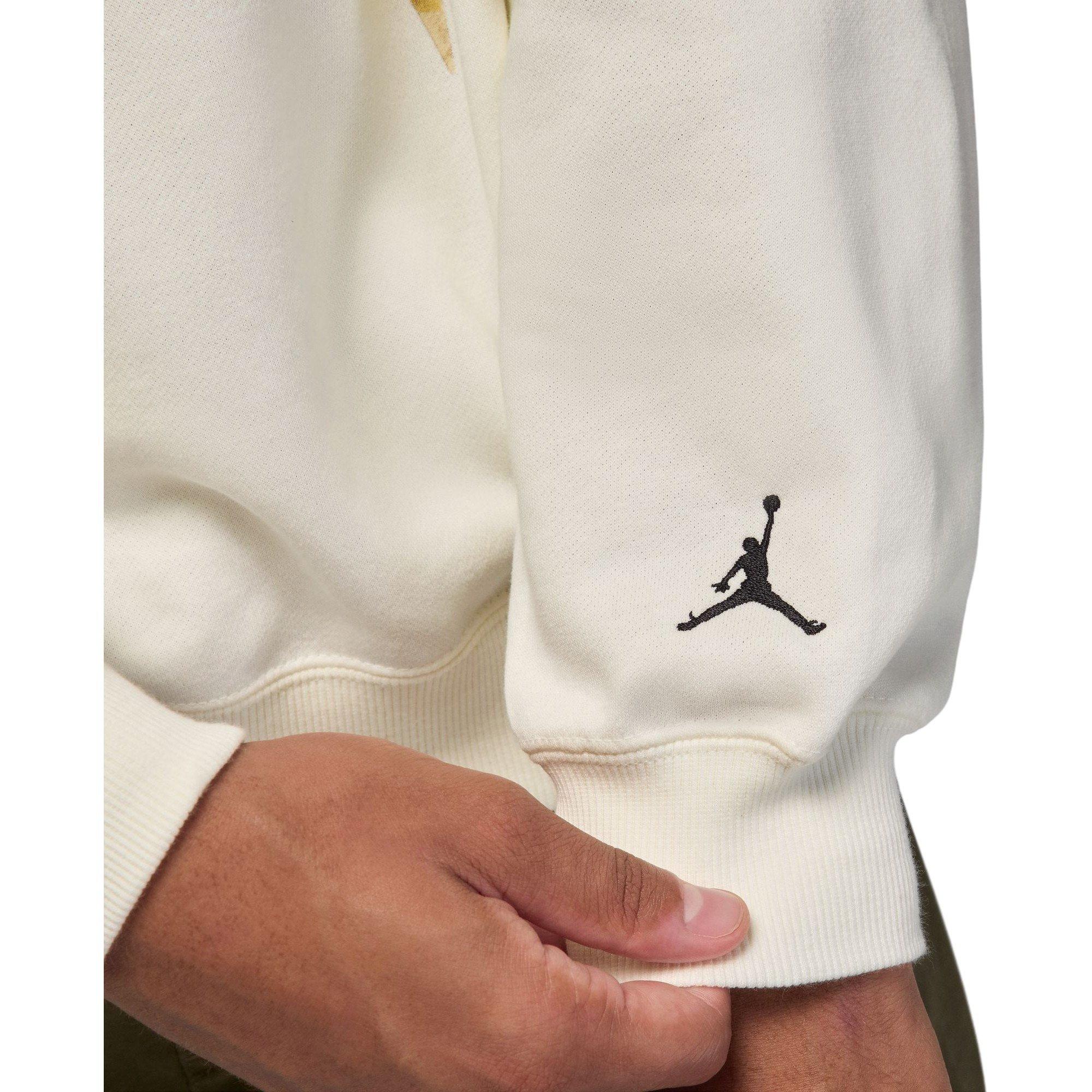 Jordan Men's Brooklyn French Terry Realtree Crew-Neck Sweatshirt - Sail - SAIL Thumbnail View 5