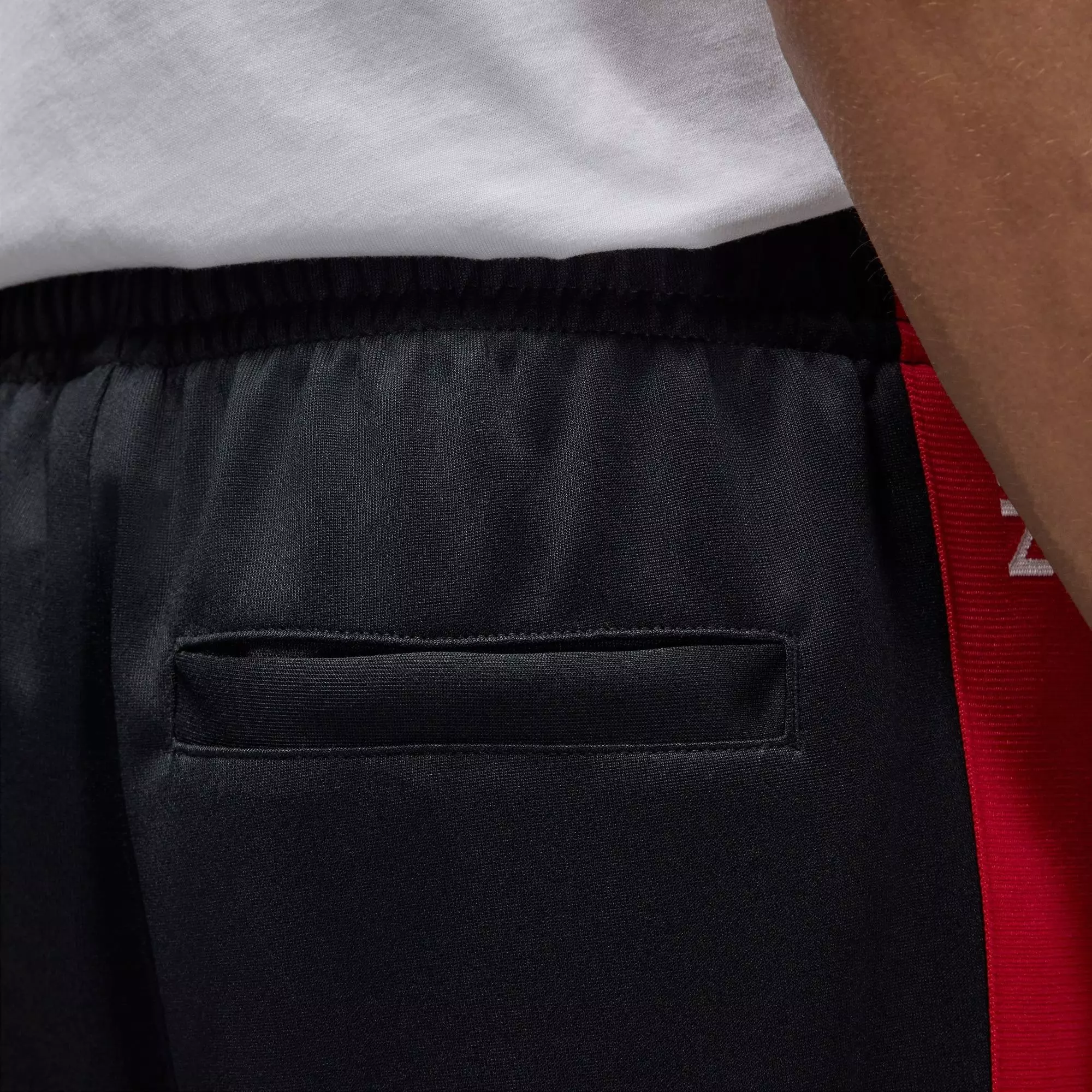 Jordan Men's Essentials Tracksuit Pants - Black/Red - BLACK/RED