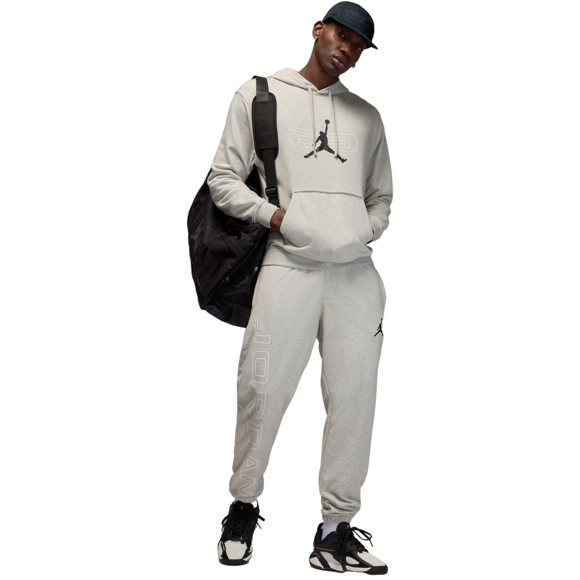 Jordan Men's Sport Crossover Fleece Pants - GREY Thumbnail View 6