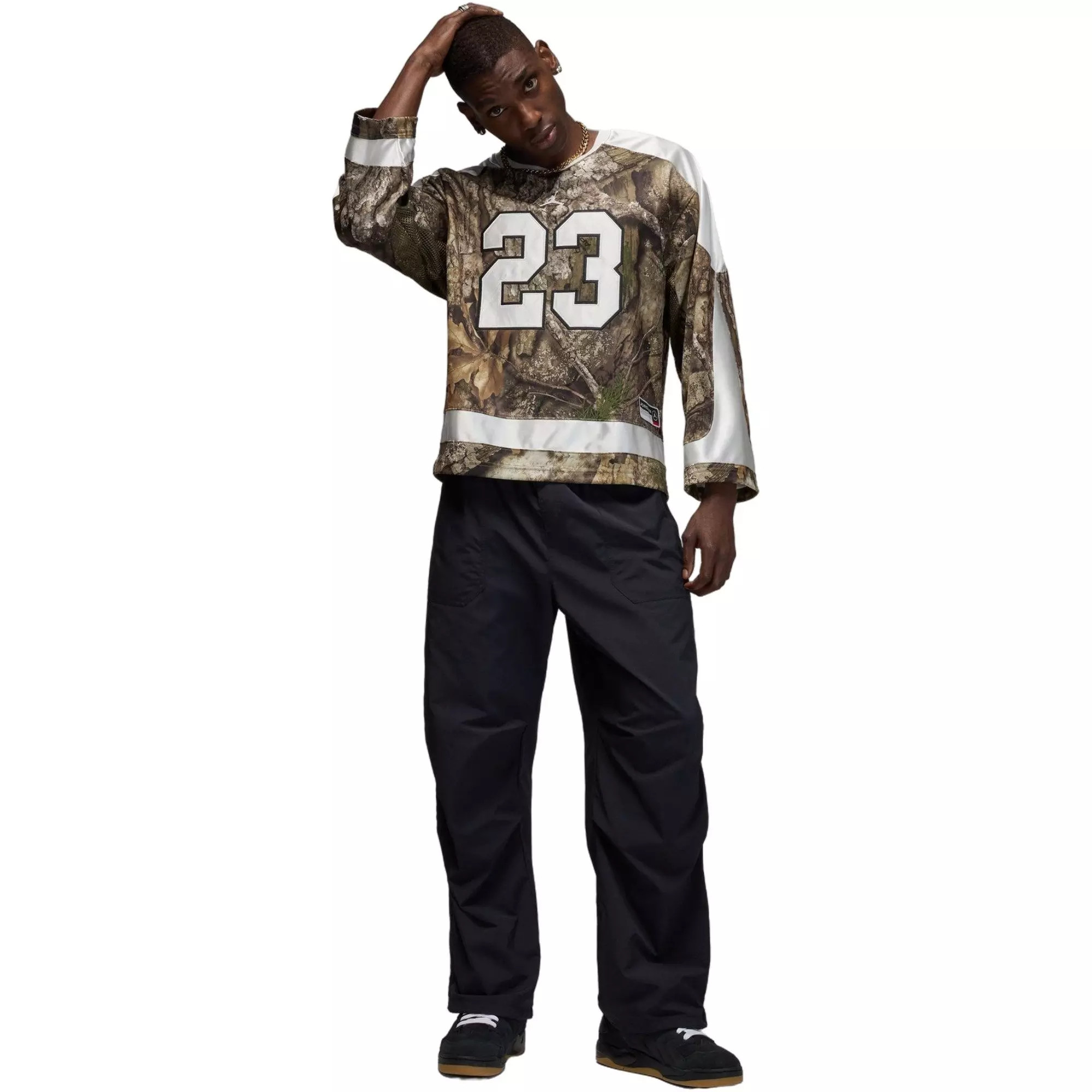 Jordan Men's Brooklyn Realtree Hockey Jersey - CAMOUFLAGE
