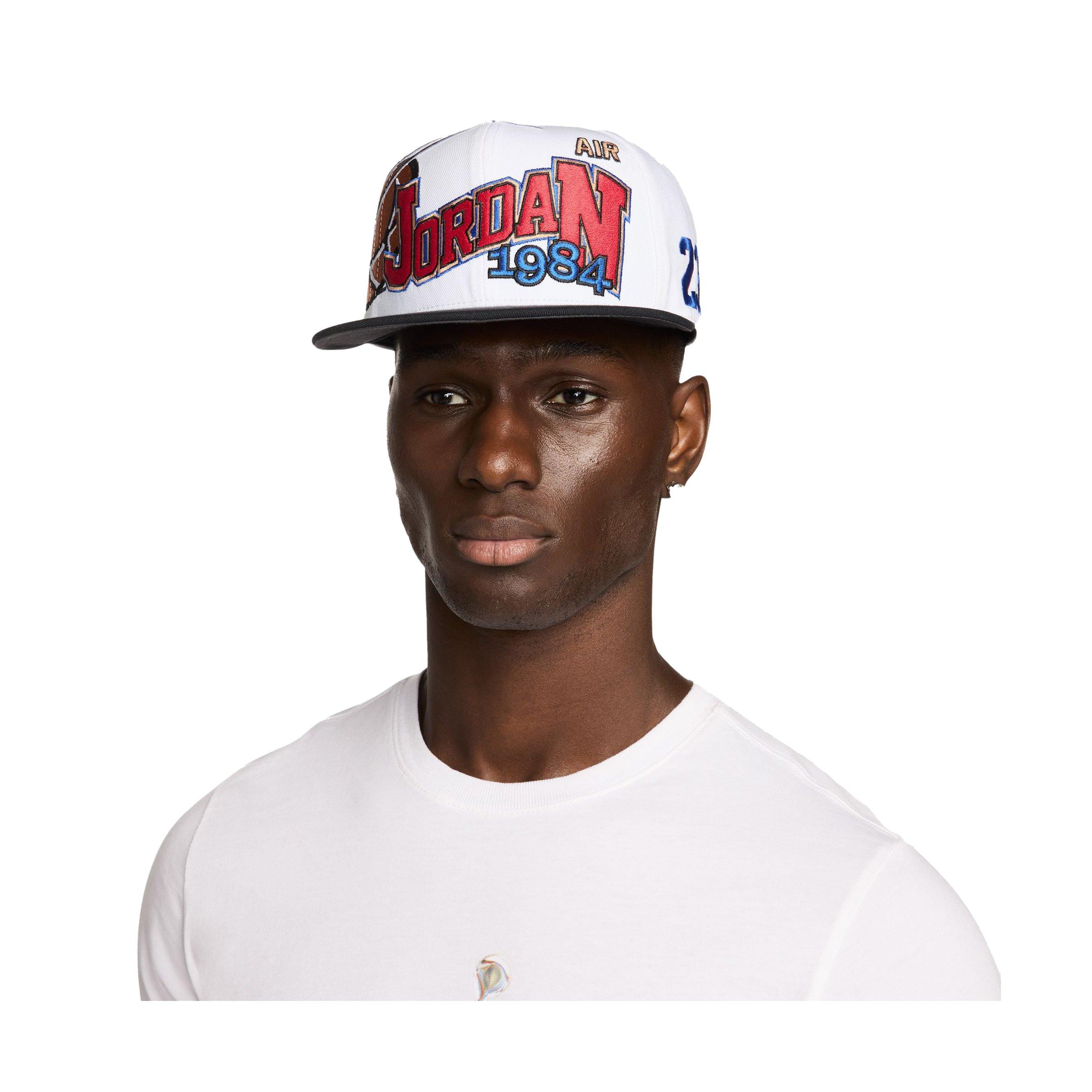 Jordan Basketball Pro Snapback Cap-White - WHITE Thumbnail View 1