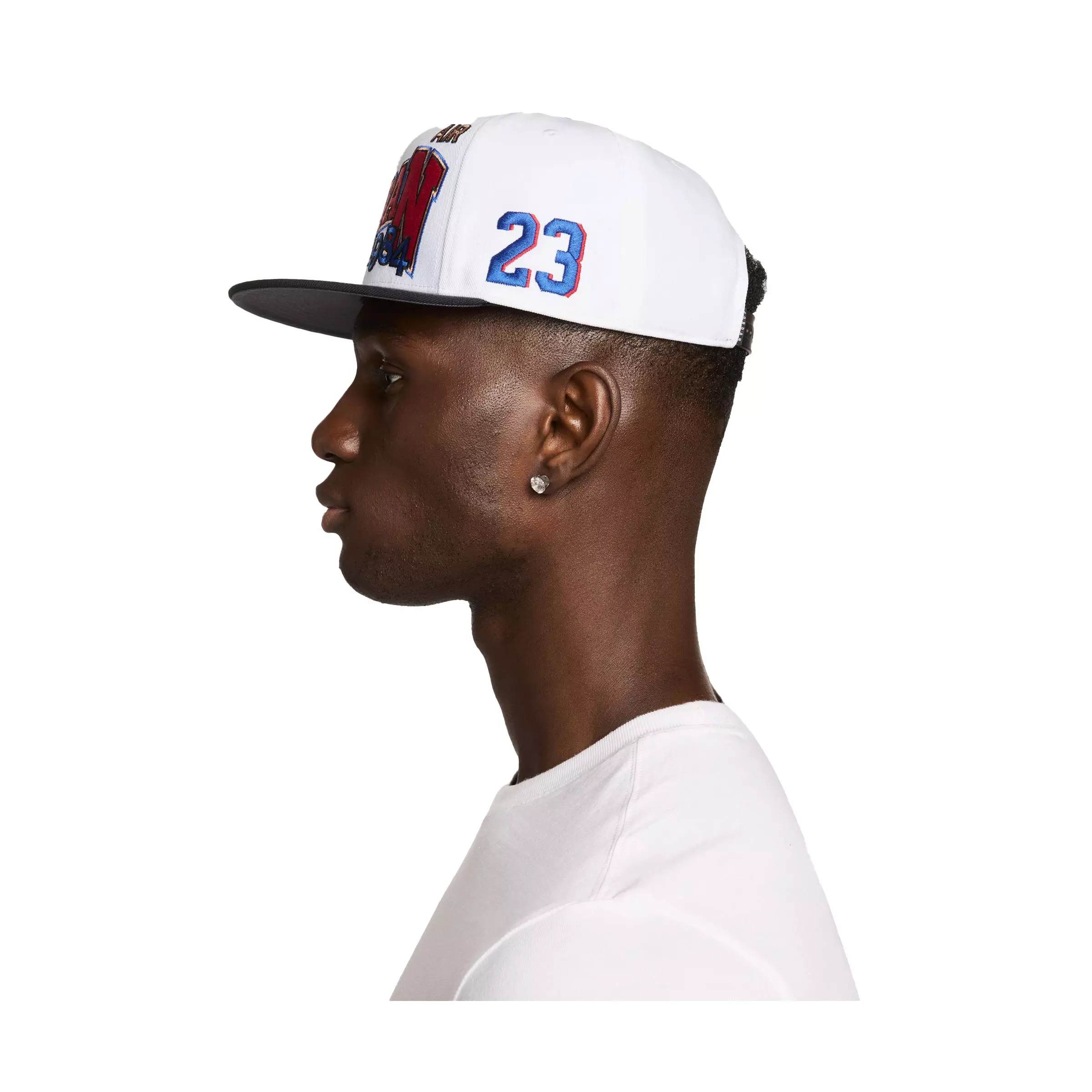 Jordan Basketball Pro Snapback Cap-White - WHITE