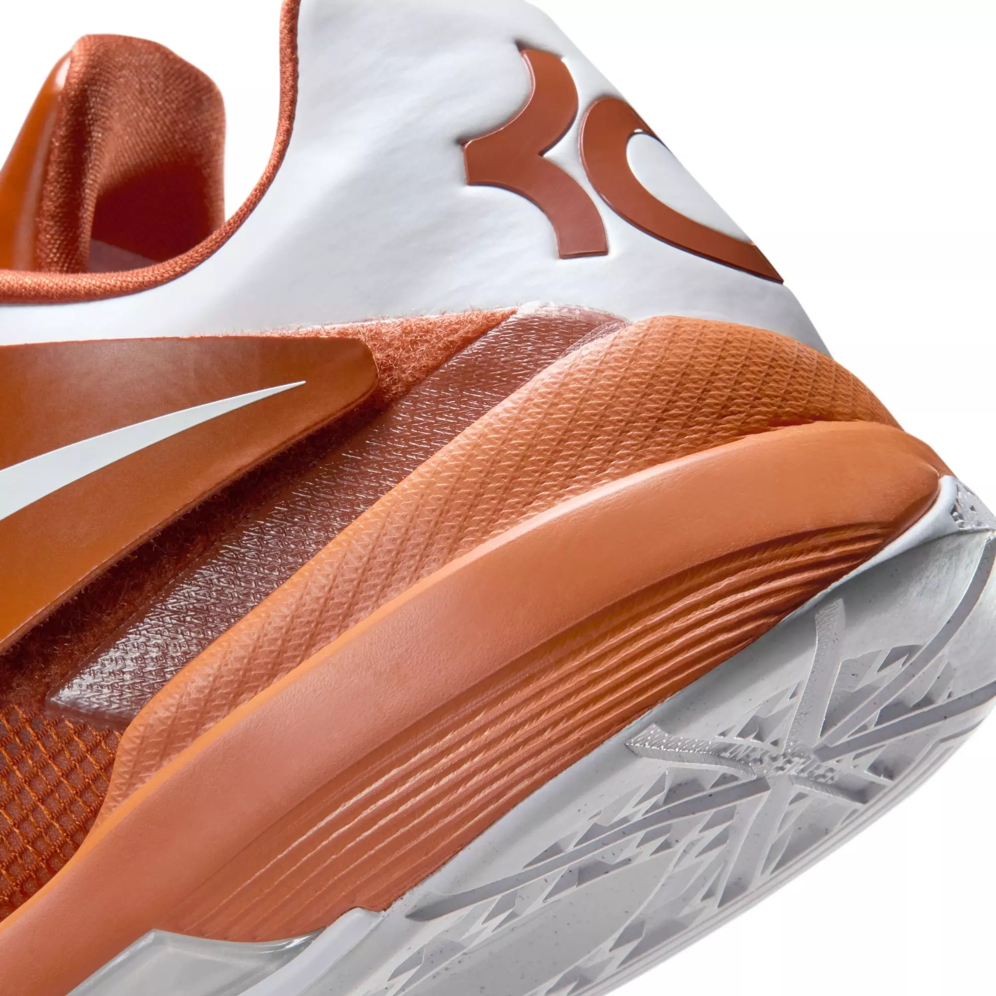 Nike KD 4 "Longhorns" Men's Basketball Shoe - DESERT ORANGE/WHITE