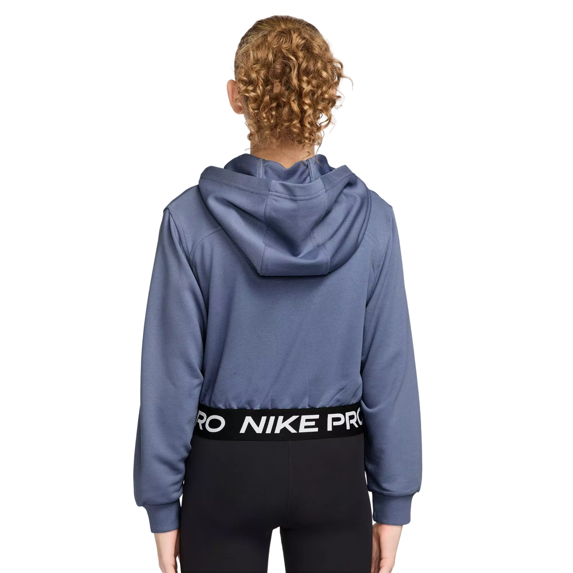 Nike Big Girls' Pro Fleece Dri-FIT Full-Zip Jacket - PURPLE