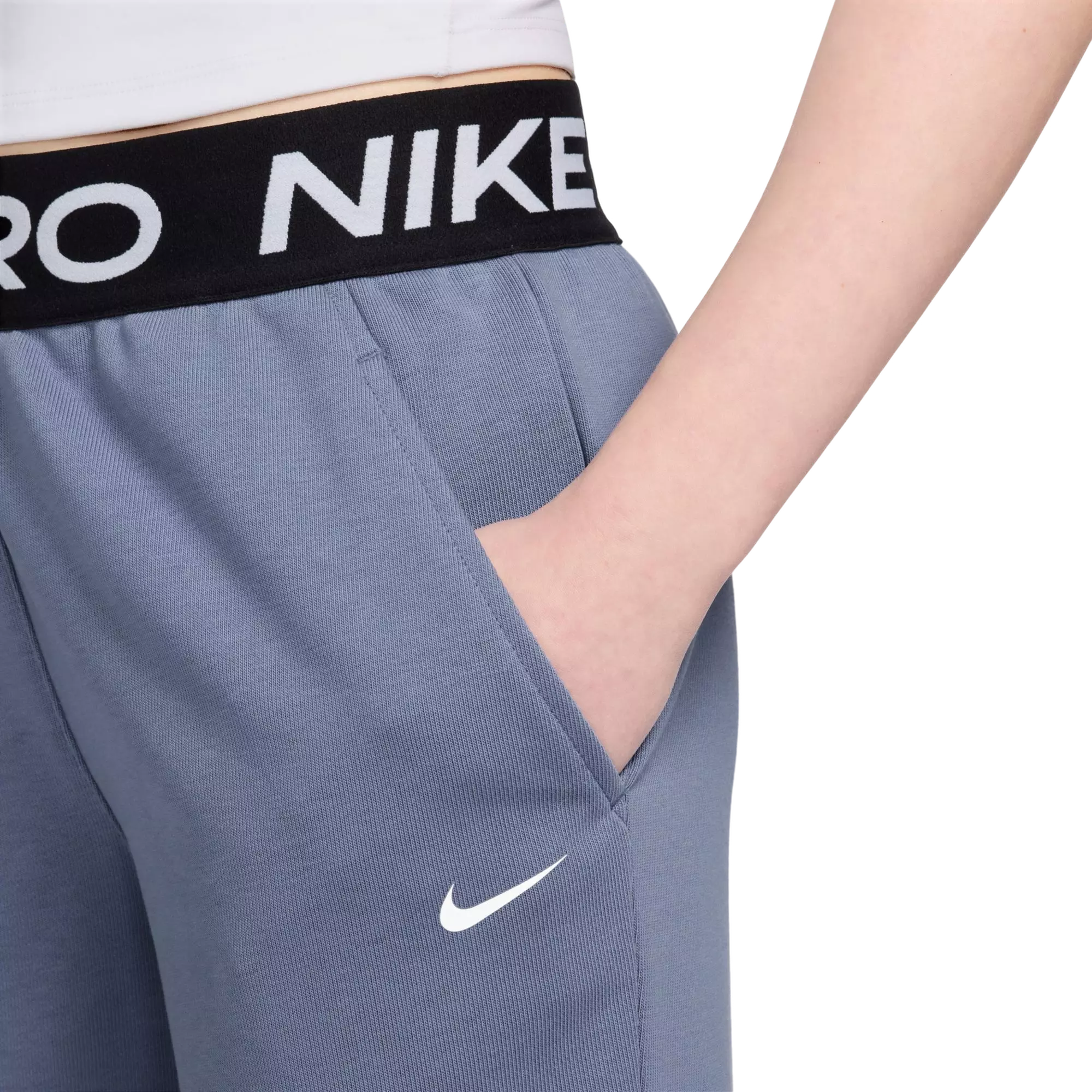 Nike Big Girls' Pro Fleece Dri-FIT Joggers - PURPLE