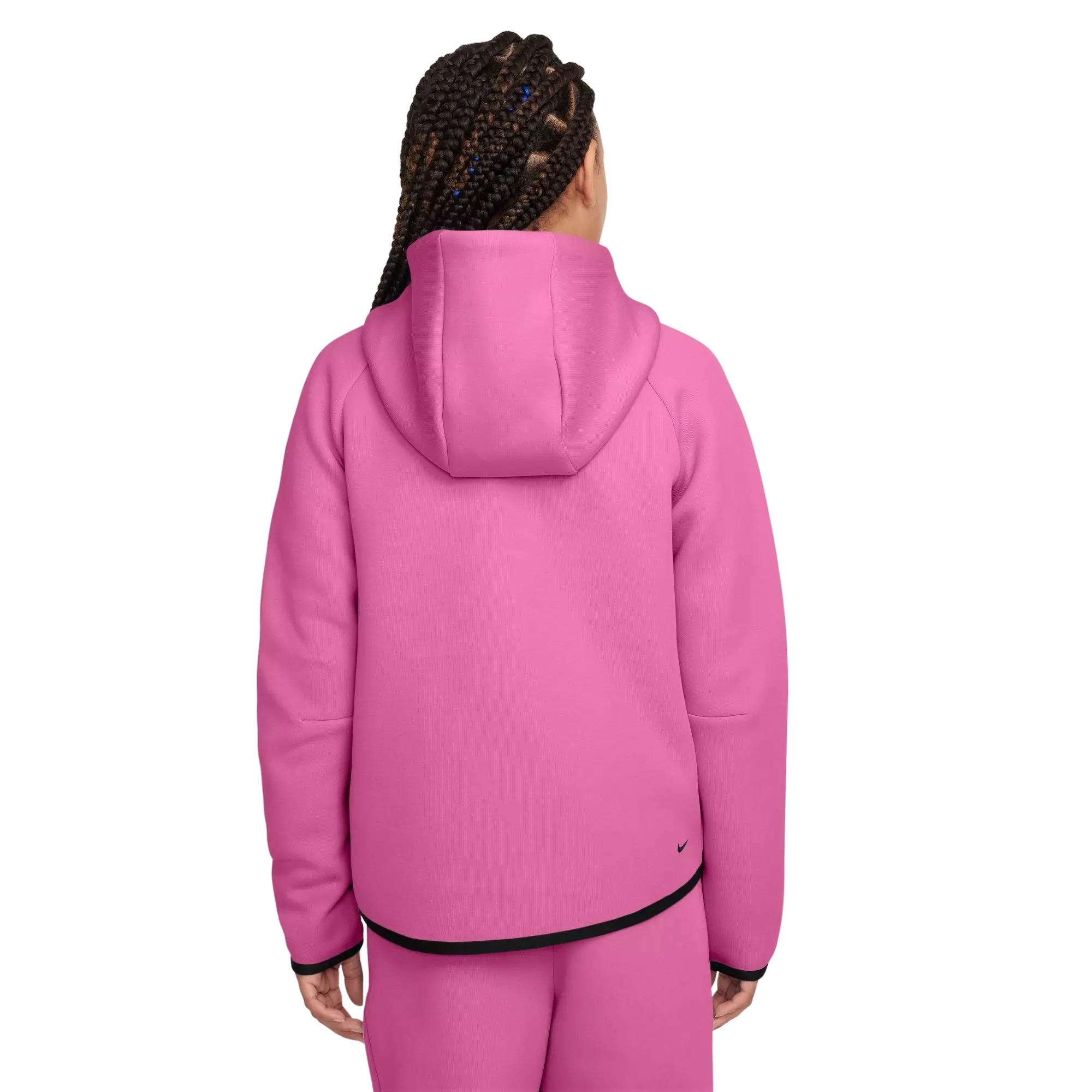 Nike Big Girls' Sportswear Tech Fleece Full-Zip Jacket - Pink - PINK