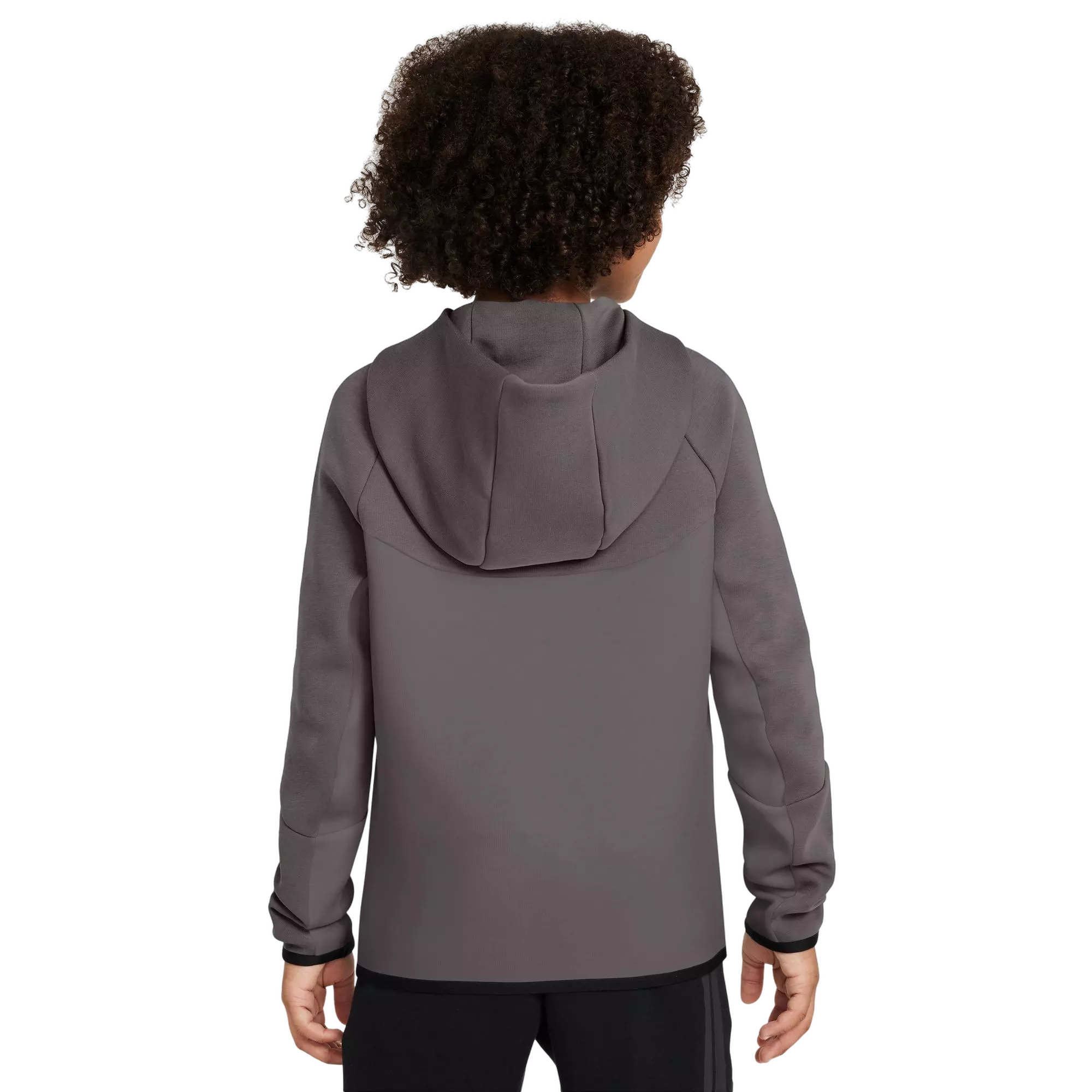 Nike Big Boys' Sportswear Tech Fleece Full-Zip Jacket-Green/Black - GREEN/BLACK