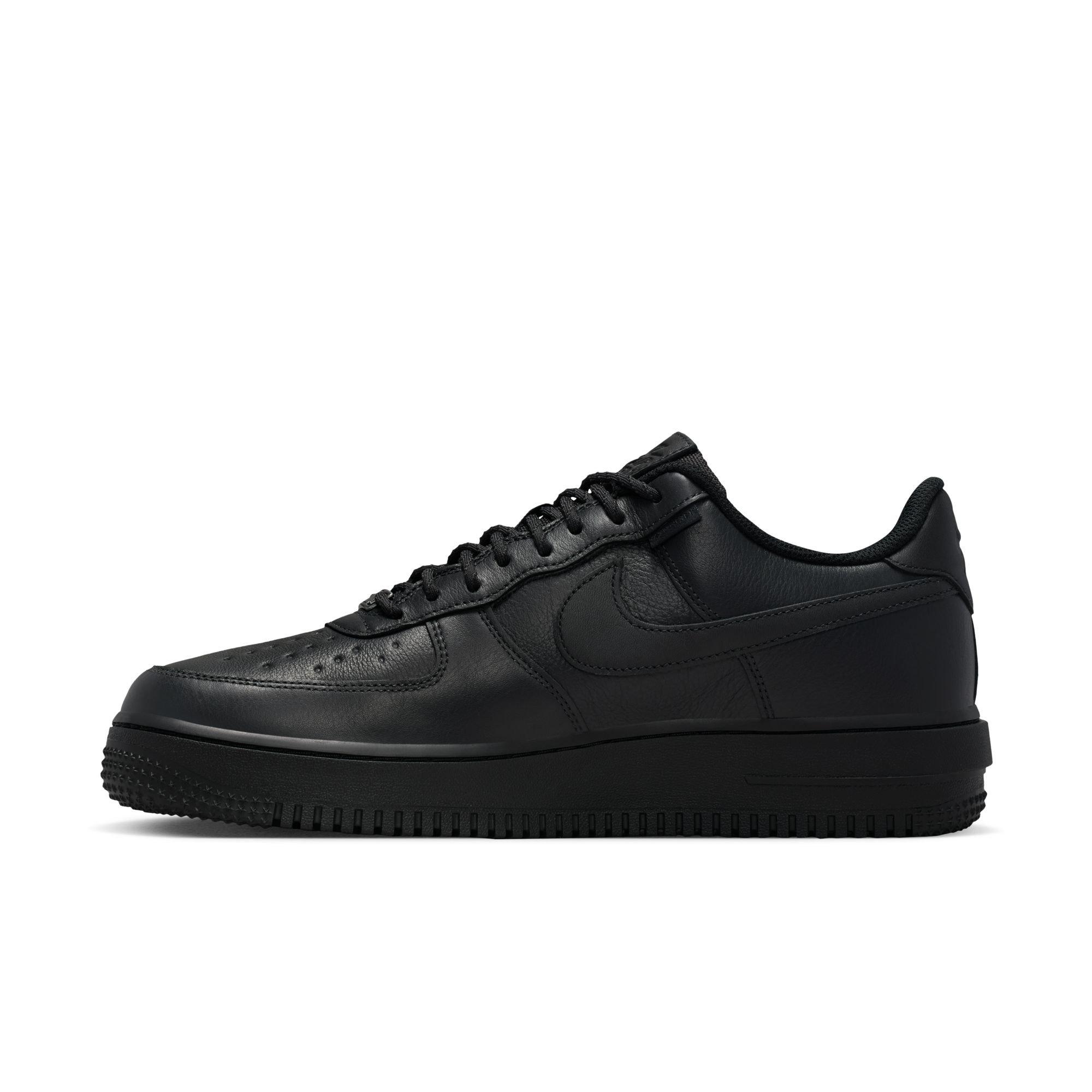 Nike Air Force 1 GTX Vibram "Off Noir/Black/Speed Yellow" Men's Shoe - BLACK Thumbnail View 4