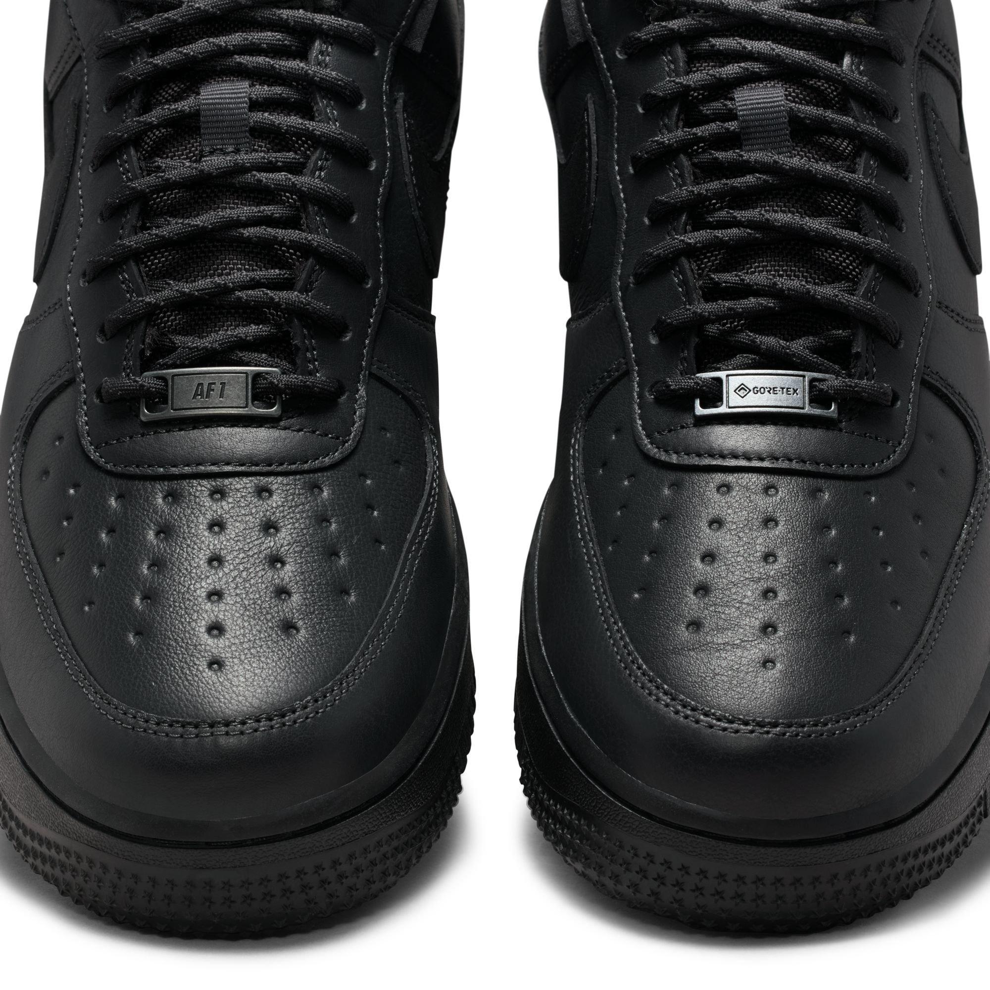 Nike Air Force 1 GTX Vibram "Off Noir/Black/Speed Yellow" Men's Shoe - BLACK Thumbnail View 8