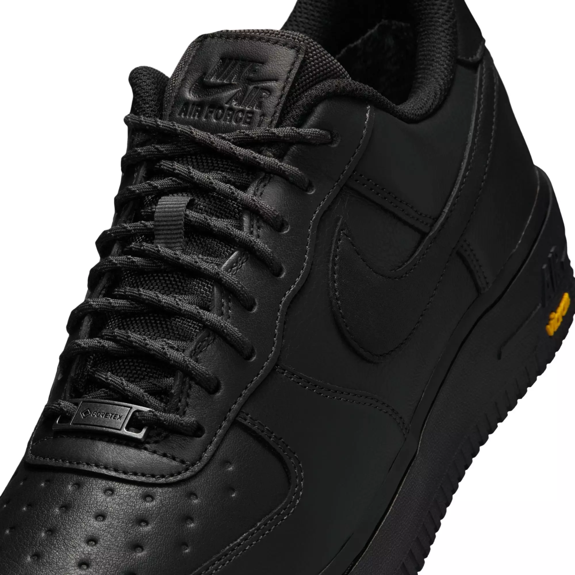 Nike Air Force 1 GTX Vibram "Off Noir/Black/Speed Yellow" Men's Shoe - BLACK