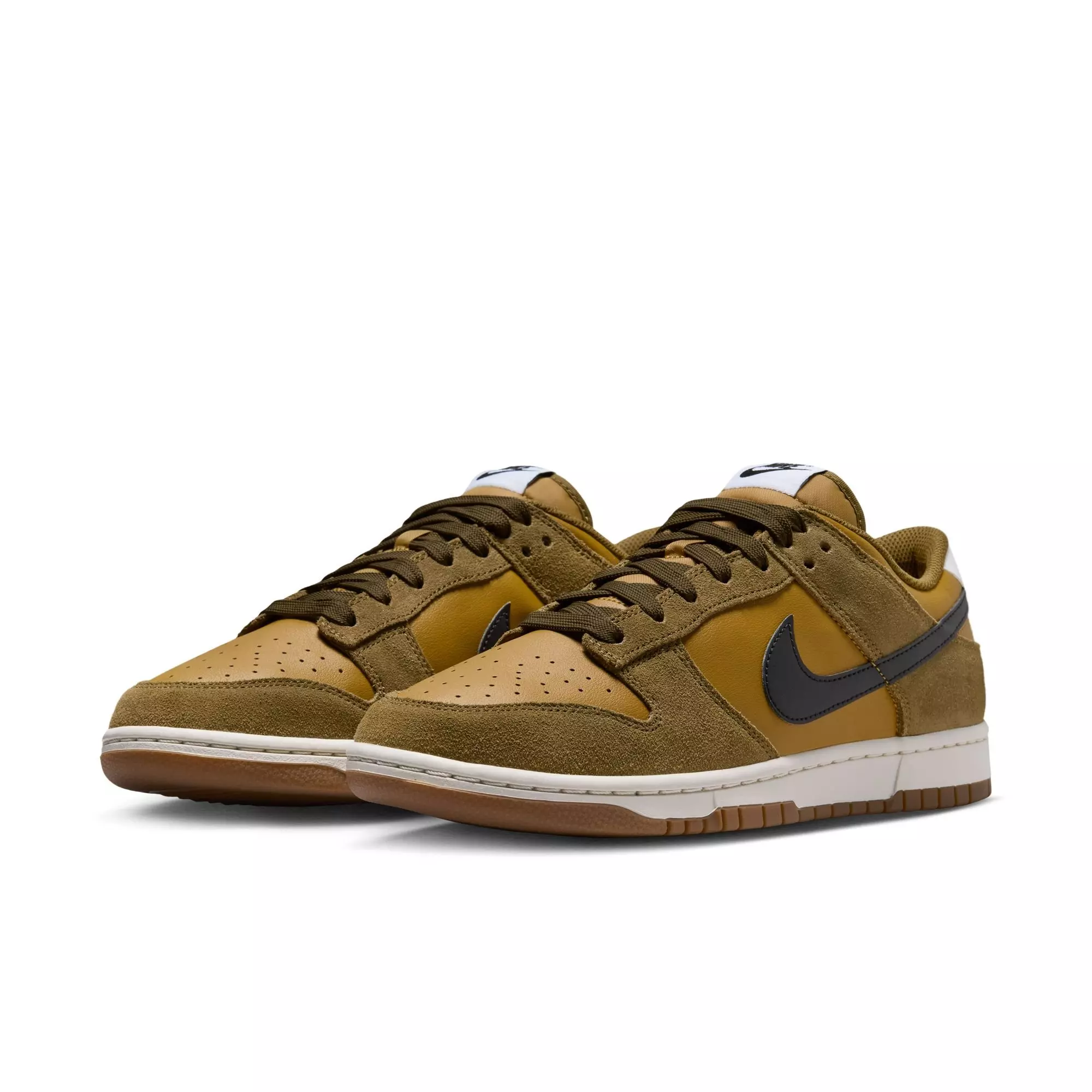 Nike Dunk Low Retro SE "Ochre/Black/Olive Flak/Coconut Milk" Men's Shoe - BLACK/OLIVE
