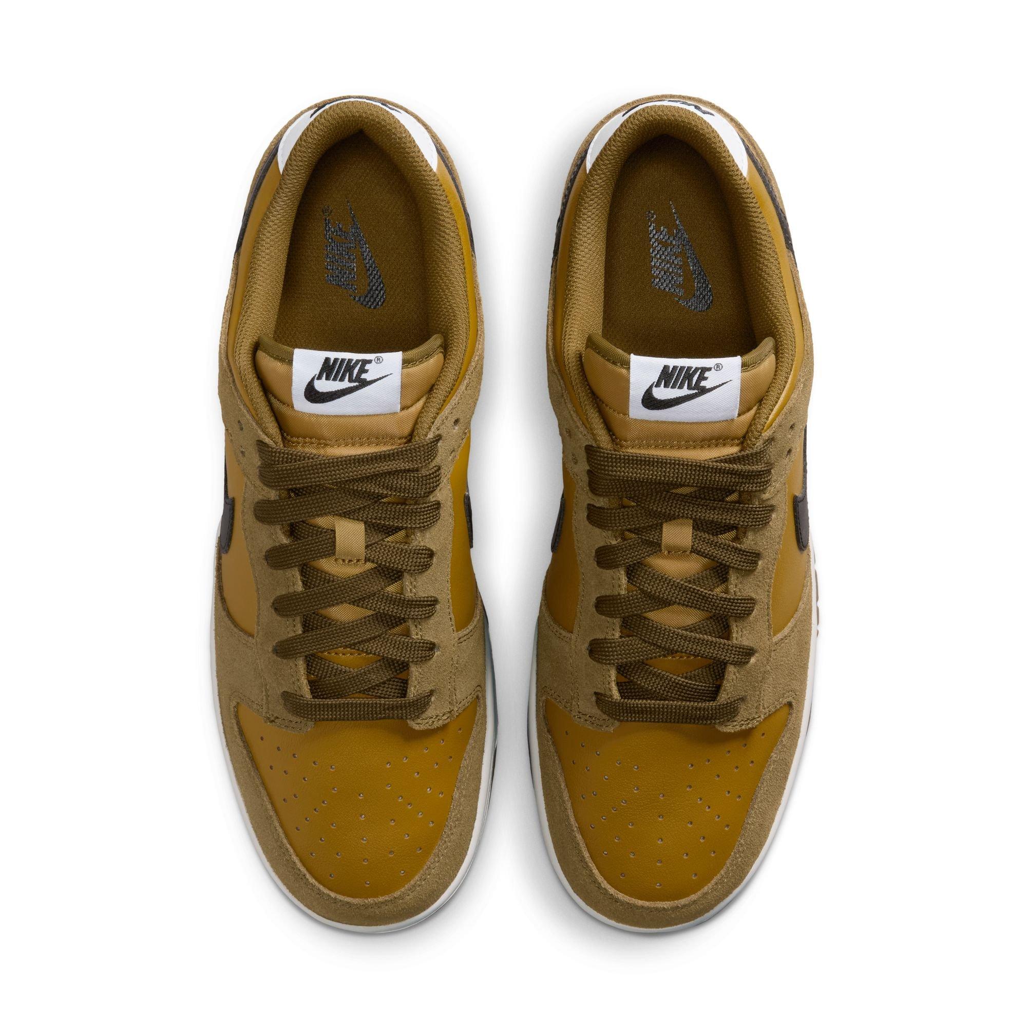 Nike Dunk Low Retro SE "Ochre/Black/Olive Flak/Coconut Milk" Men's Shoe - BLACK/OLIVE Thumbnail View 6