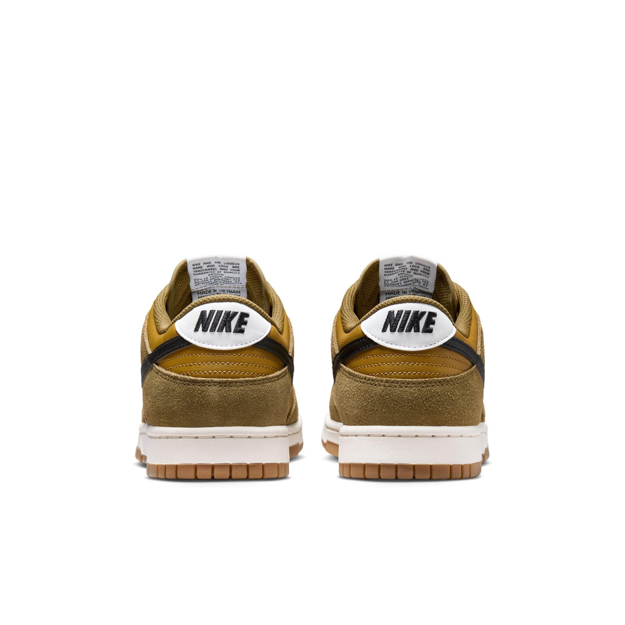 Nike Dunk Low Retro SE "Ochre/Black/Olive Flak/Coconut Milk" Men's Shoe - BLACK/OLIVE Thumbnail View 7