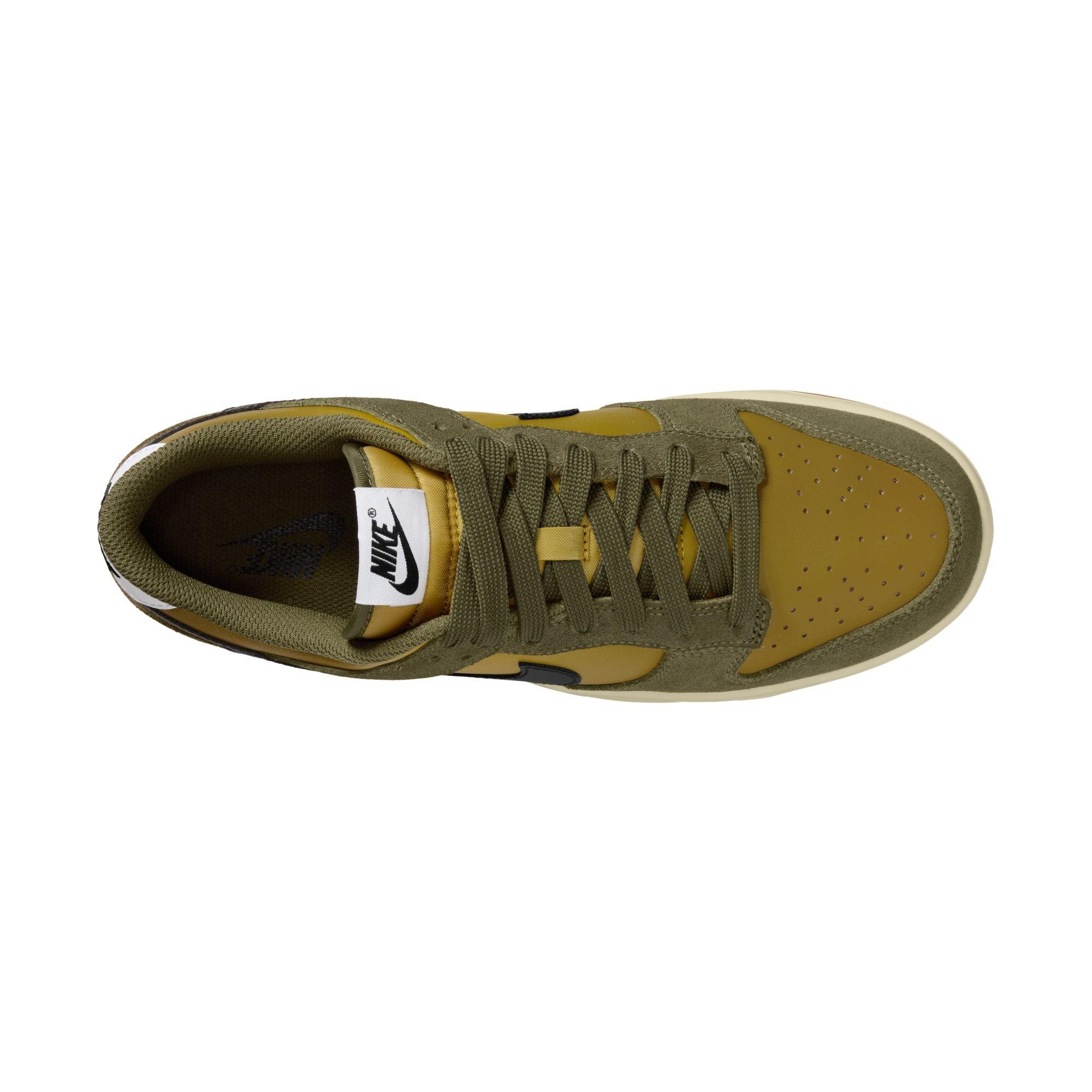 Nike Dunk Low Retro SE "Ochre/Black/Olive Flak/Coconut Milk" Men's Shoe - BLACK/OLIVE Thumbnail View 8