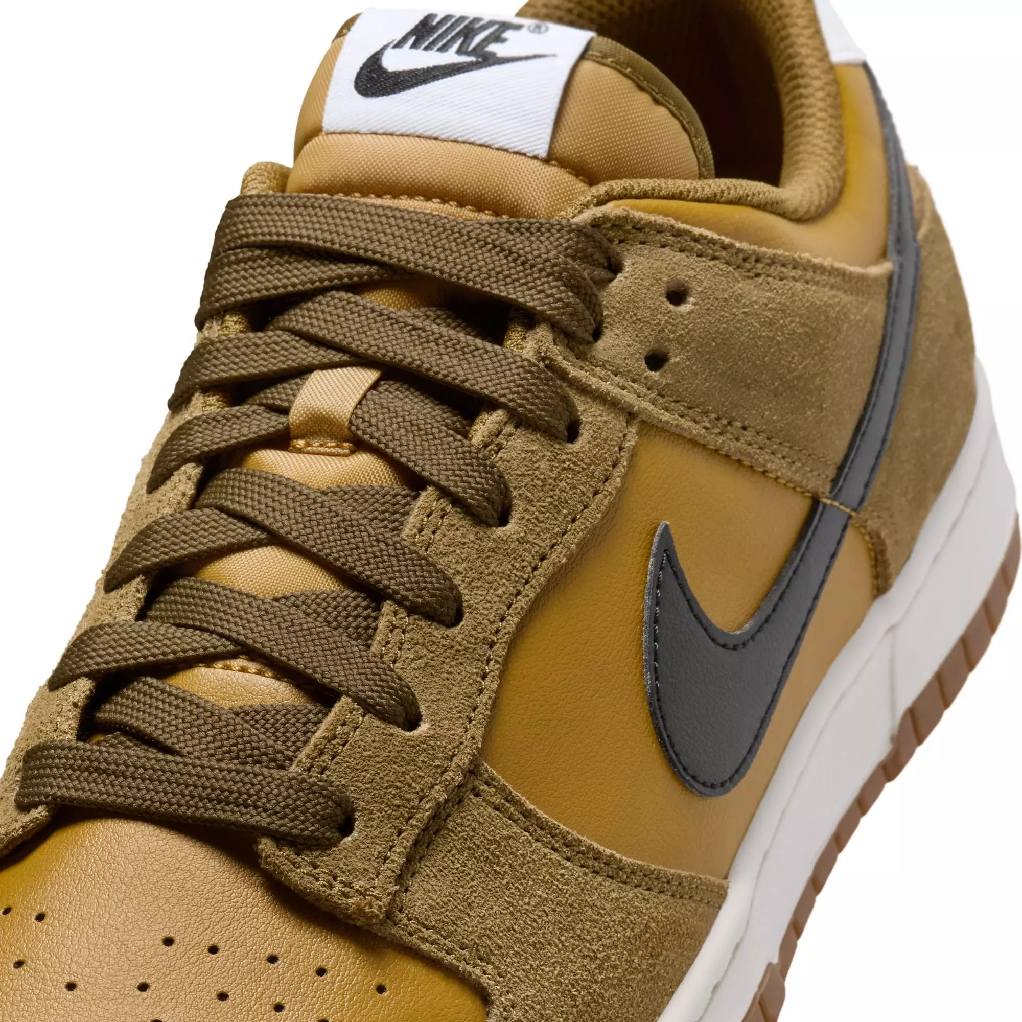 Nike Dunk Low Retro SE "Ochre/Black/Olive Flak/Coconut Milk" Men's Shoe - BLACK/OLIVE