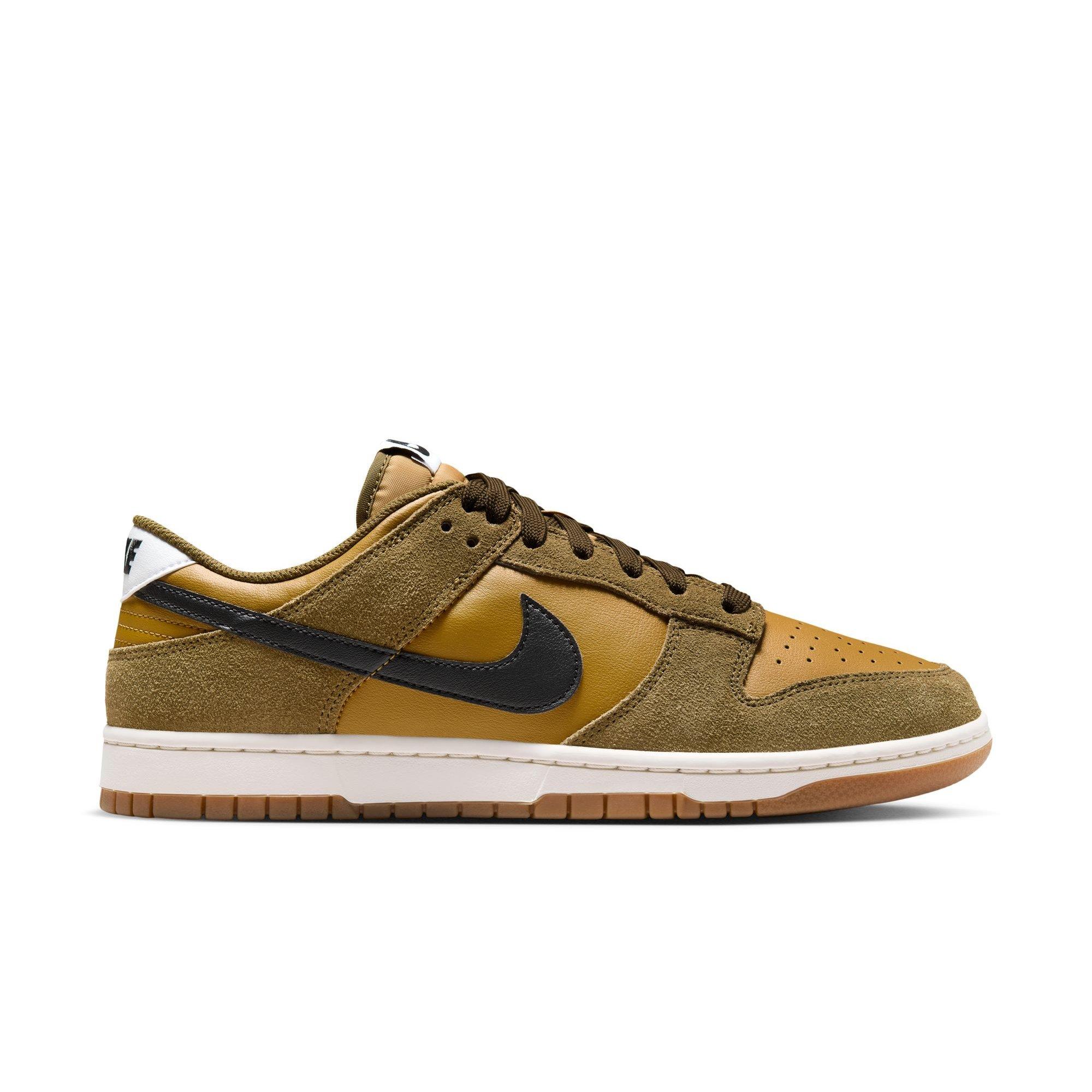 Nike Dunk Low Retro SE "Ochre/Black/Olive Flak/Coconut Milk" Men's Shoe - BLACK/OLIVE Thumbnail View 1