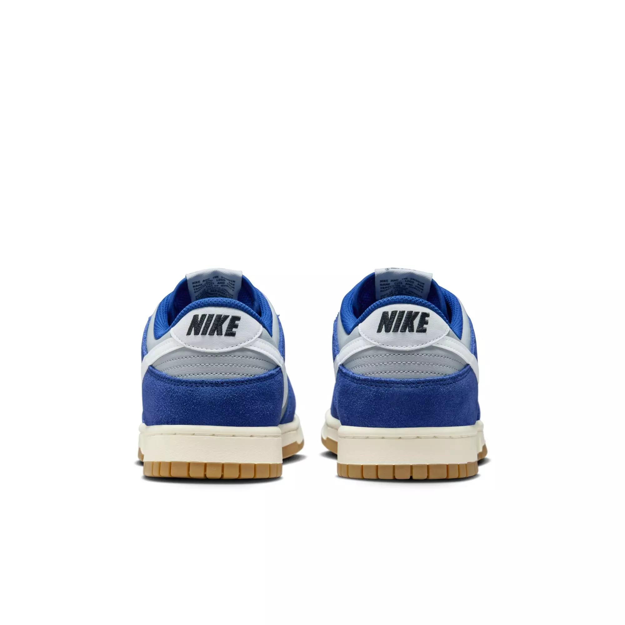 Nike Dunk Low Retro SE "Wolf Grey/White/Deep Royal Blue/Sail" Men's Shoe - GREY/BLUE
