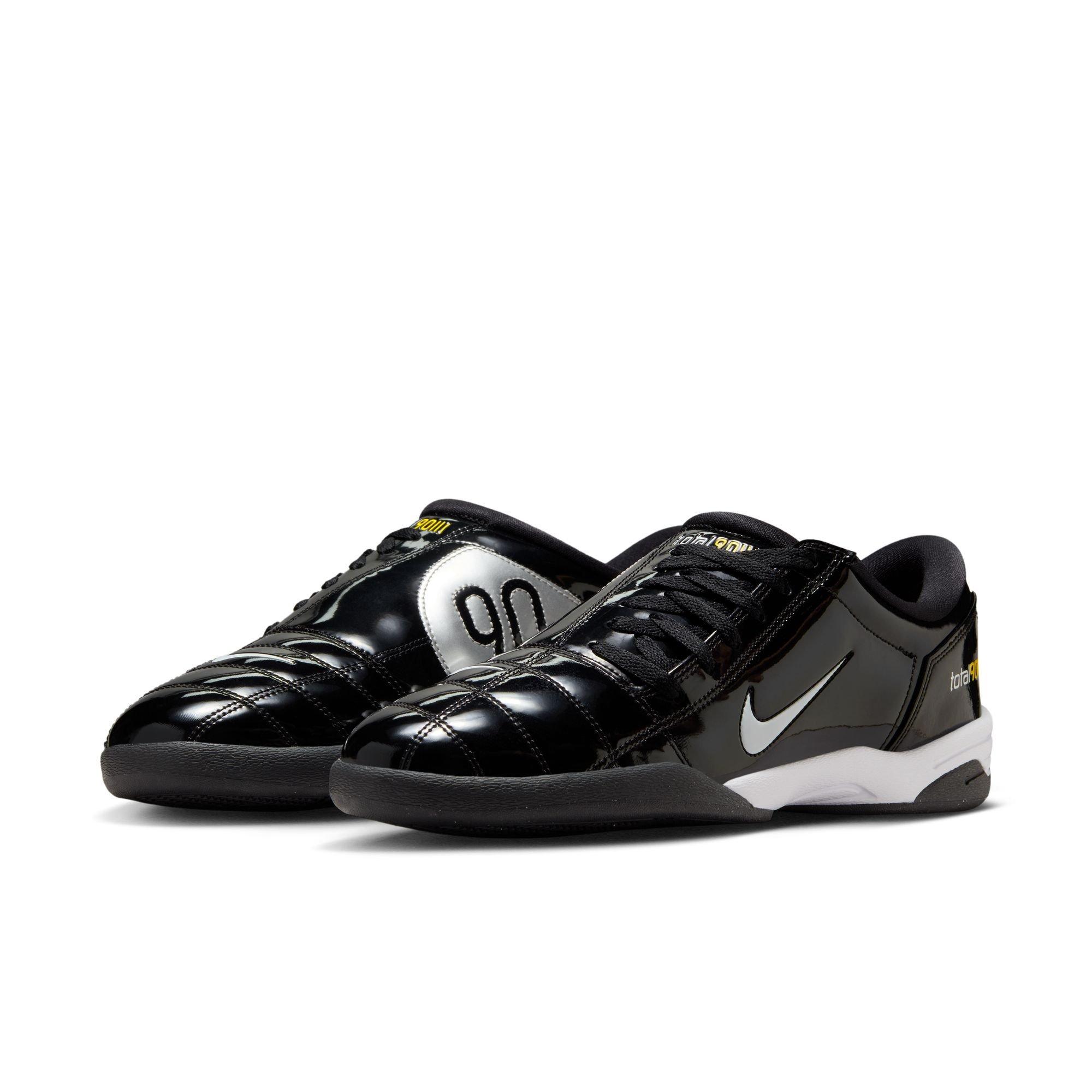Nike T90 SP "Black/White/Metallic Silver" Men's Shoe - BLACK/WHITE Thumbnail View 5