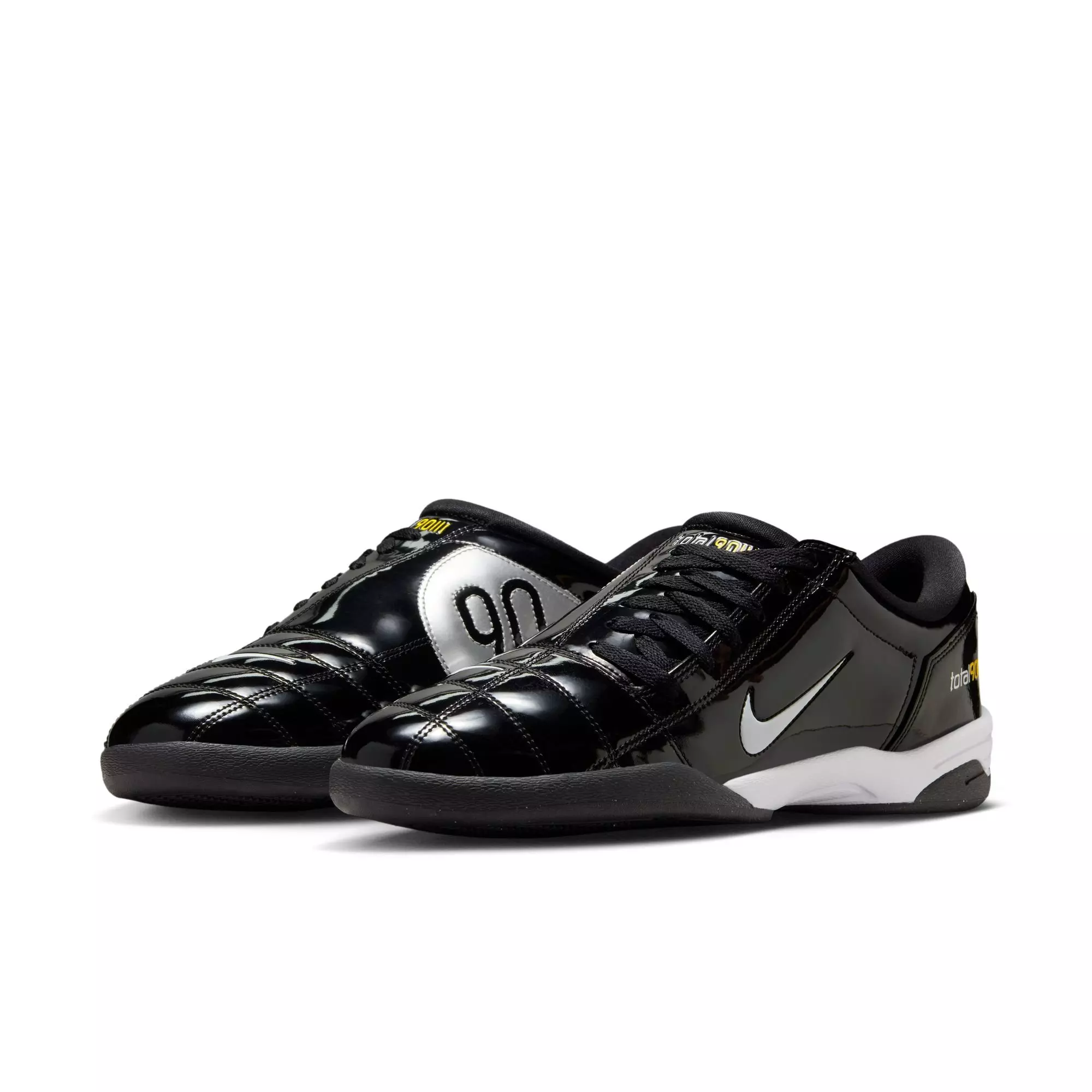 Nike T90 SP "Black/White/Metallic Silver" Men's Shoe - BLACK/WHITE