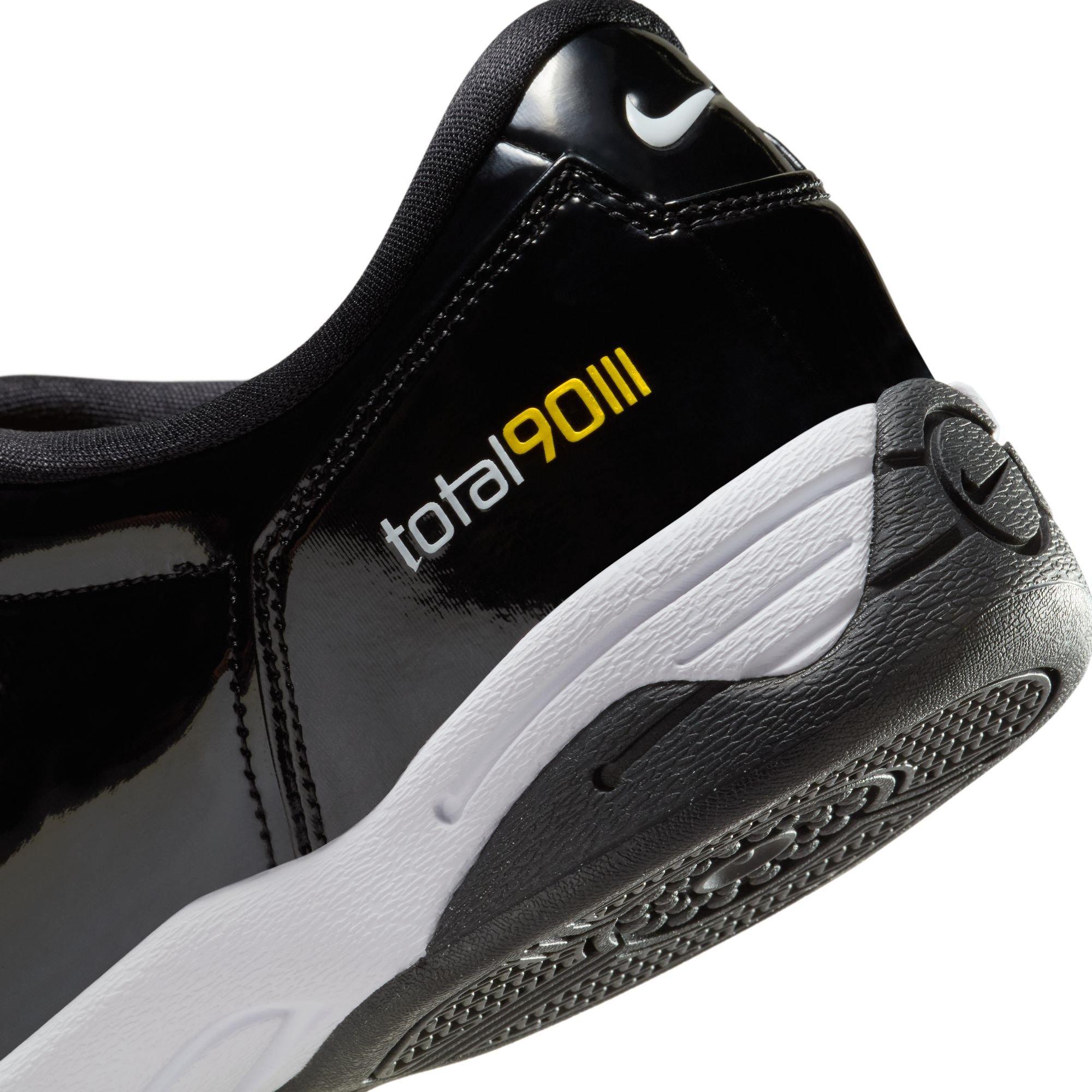 Nike T90 SP "Black/White/Metallic Silver" Men's Shoe - BLACK/WHITE Thumbnail View 10