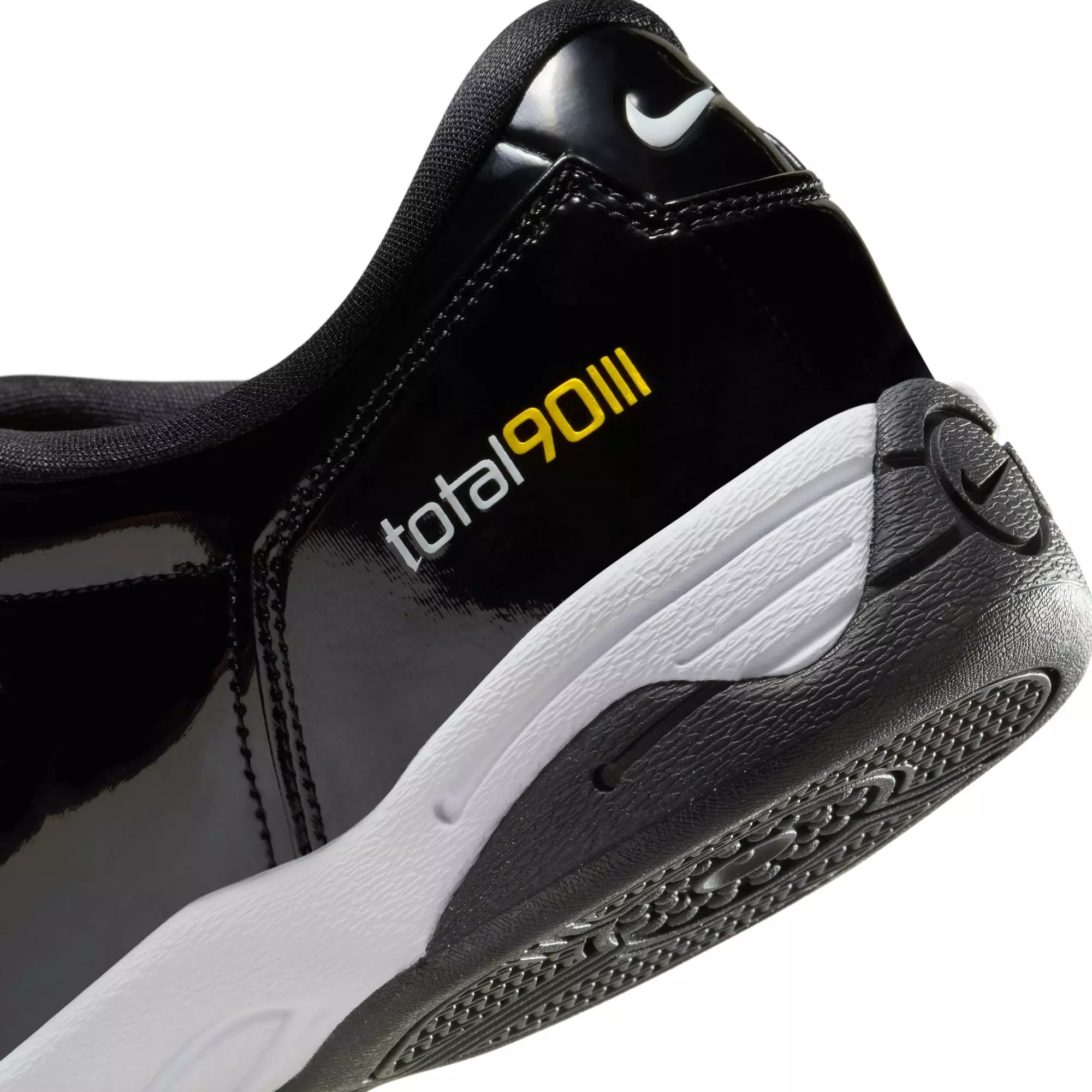 Nike T90 SP "Black/White/Metallic Silver" Men's Shoe - BLACK/WHITE