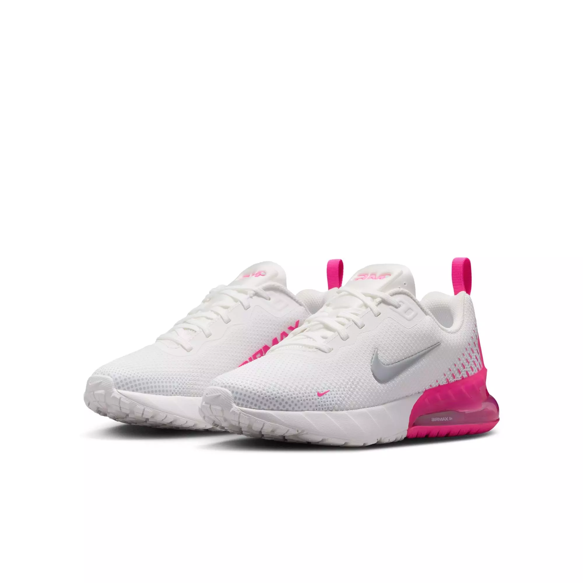 Nike Air Max Phoenix "Summit White/Wolf Grey/Laser Fuchsia" Grade School Girls' Shoe - PINK/WHITE