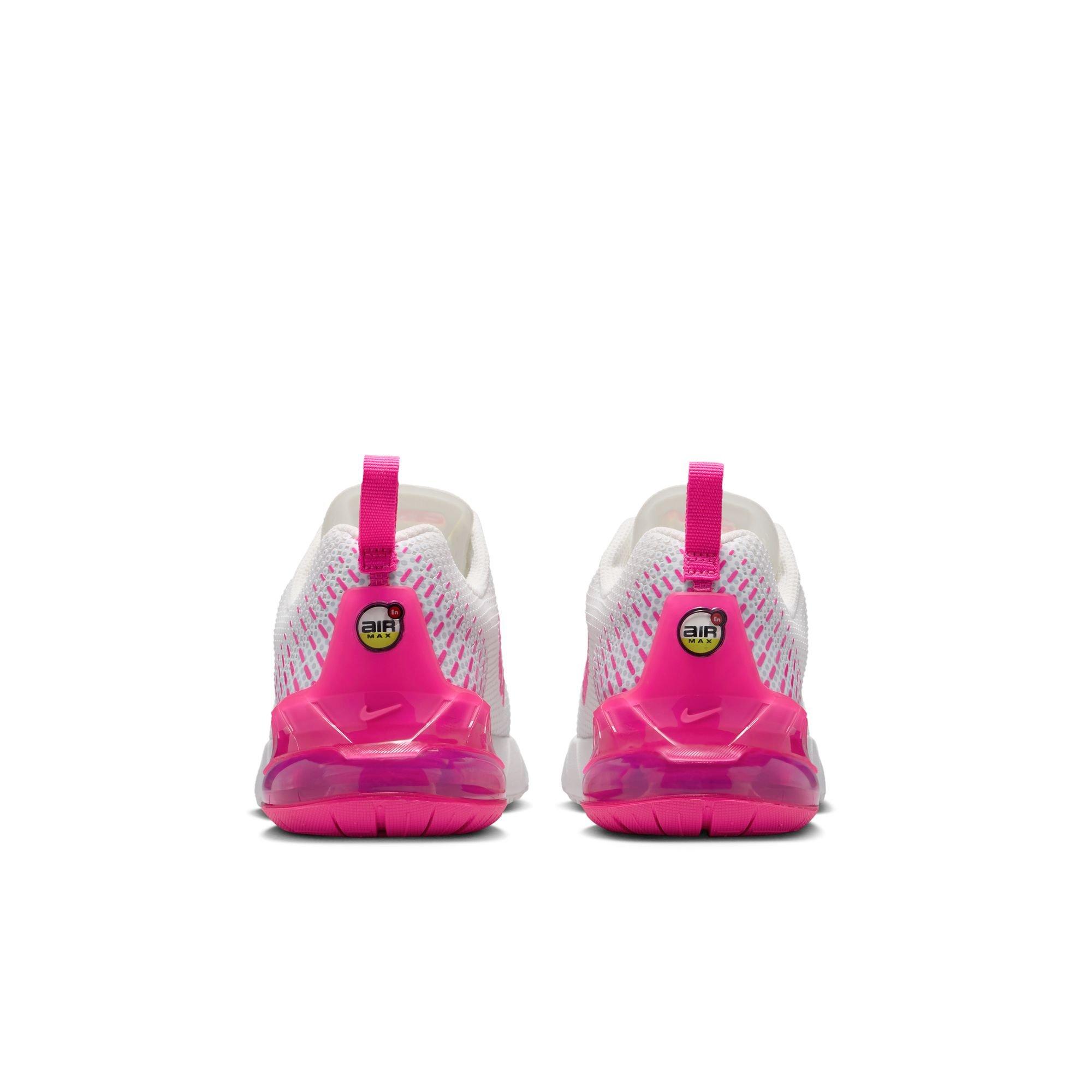 Nike Air Max Phoenix Grade School Girls' "Summit White/Wolf Grey/Laser Fuchsia" Shoe