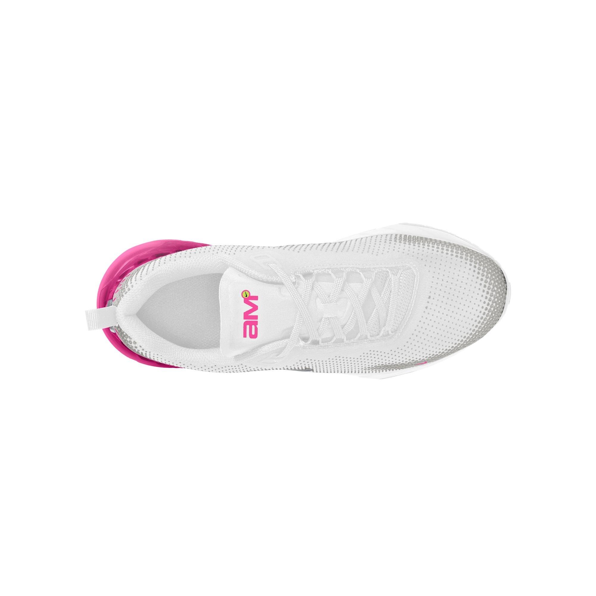Nike Air Max Phoenix Grade School Girls' "Summit White/Wolf Grey/Laser Fuchsia" Shoe