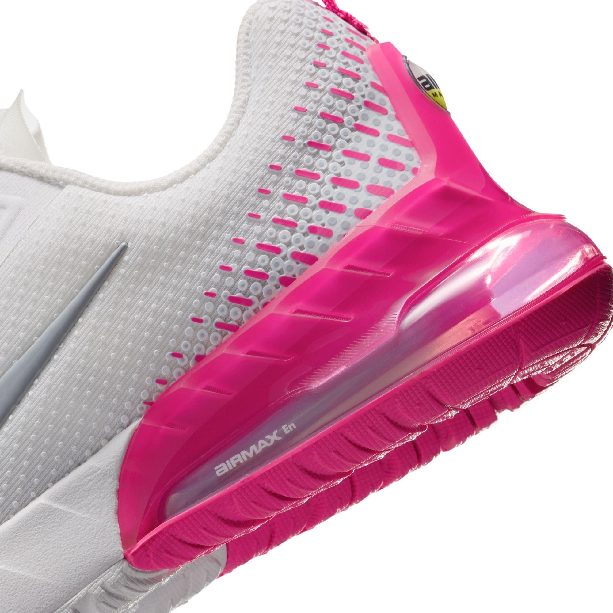 Nike Air Max Phoenix Grade School Girls' "Summit White/Wolf Grey/Laser Fuchsia" Shoe