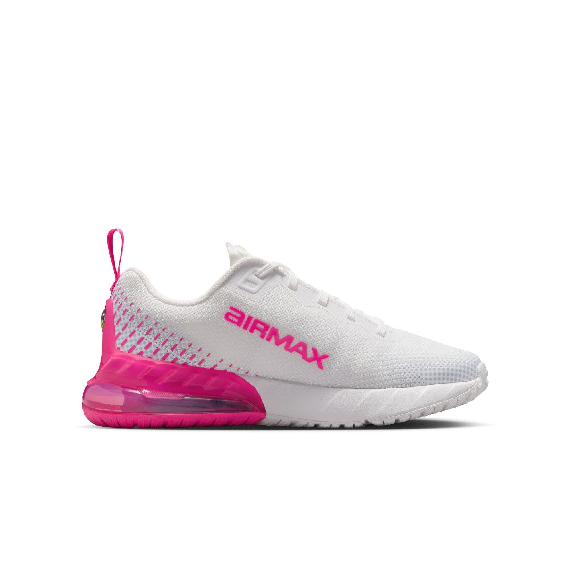 Nike Air Max Phoenix Grade School Girls' "Summit White/Wolf Grey/Laser Fuchsia" Shoe