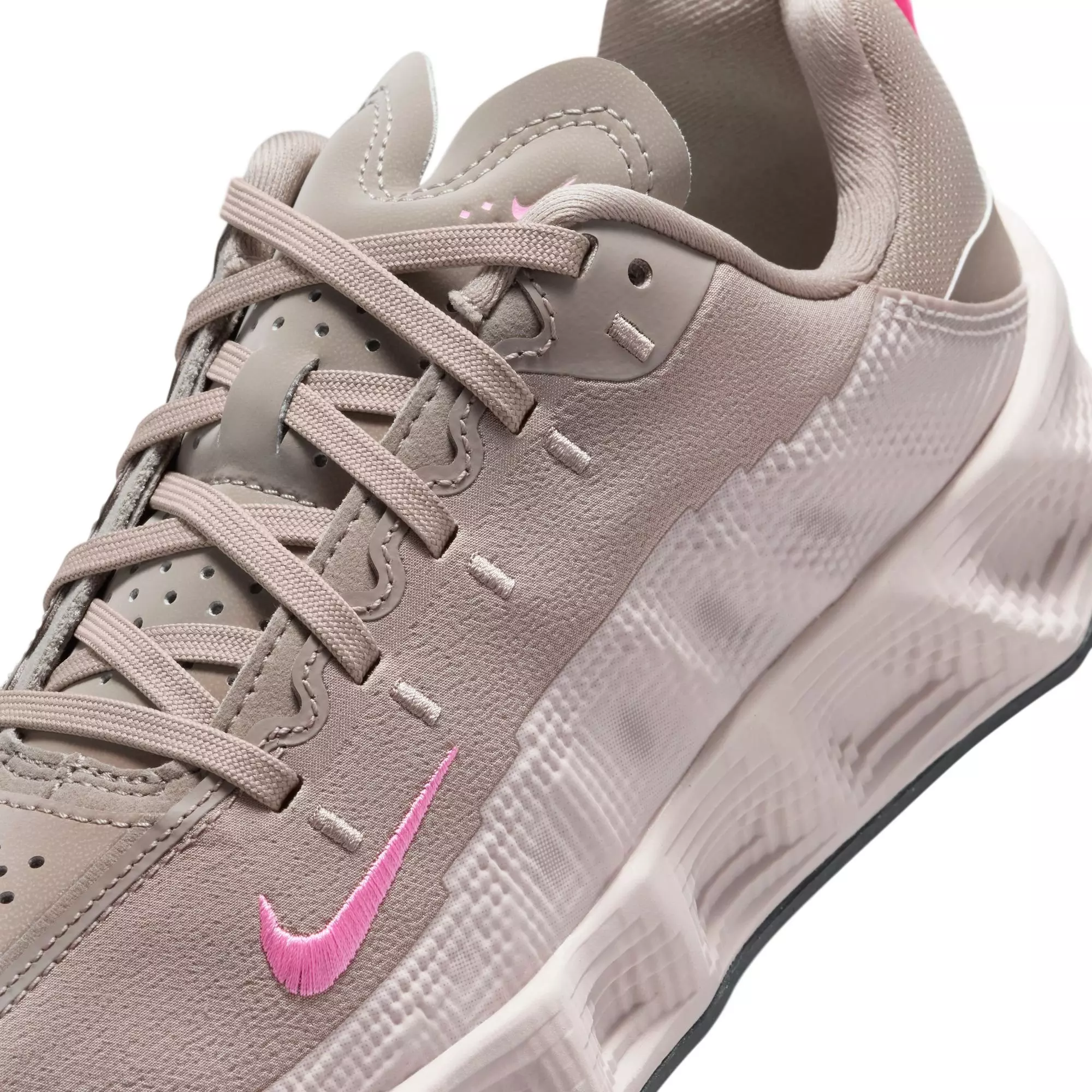 Nike Ava Rover "Malt Pale Ivory/Silt Red/Pink Spell" Grade School Girls' Shoe - PINK