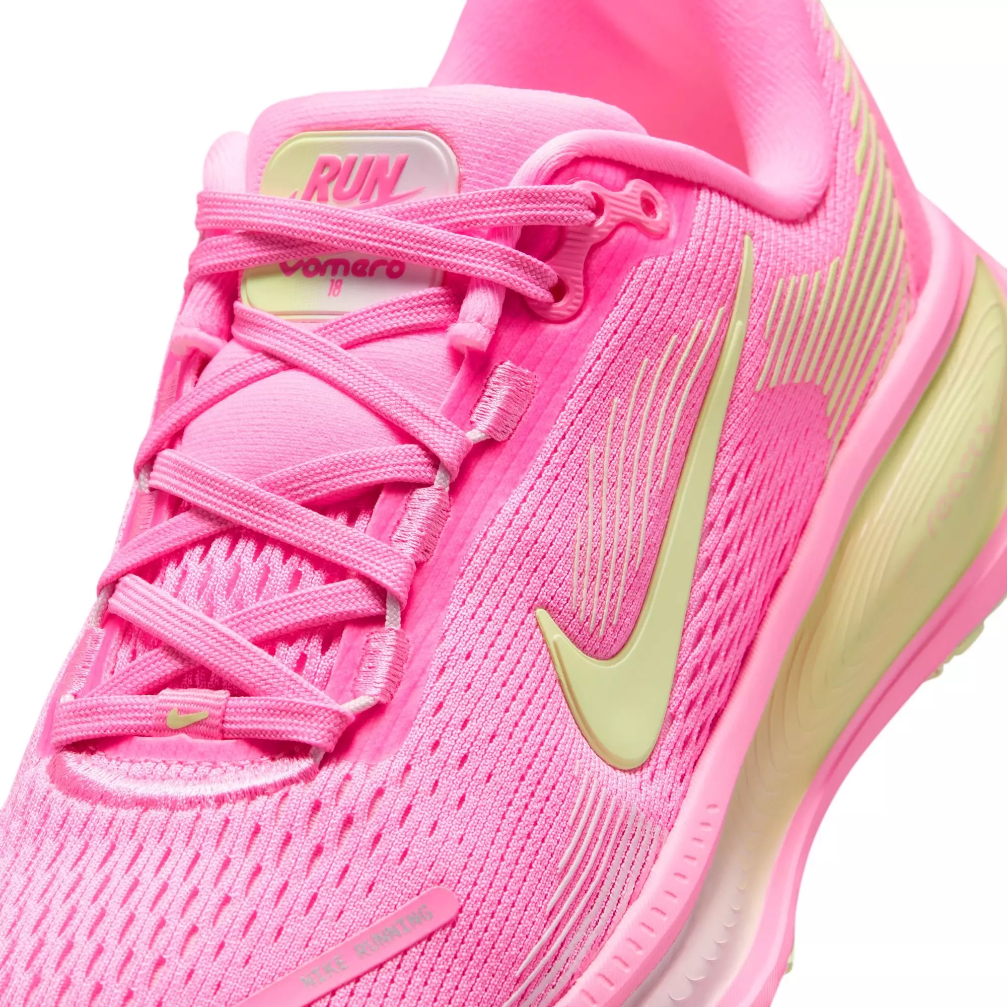 Nike Vomero 18 "Pink Spell/Barely Volt/Pink Foam" Grade School Girls' Shoe - PINK