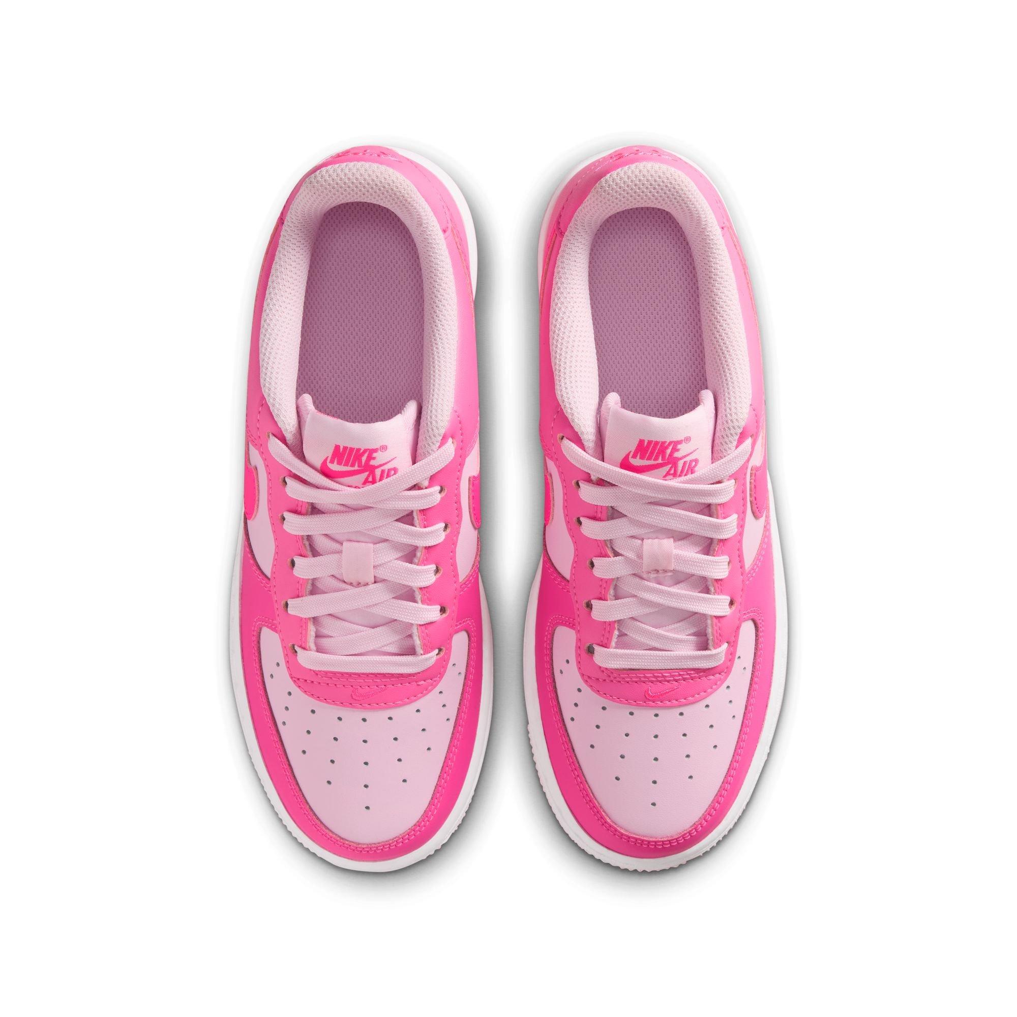 Nike Air Force 1 Low Grade School Girls' "Pinksicle/Hyper Pink/Pink Foam/White" Shoe