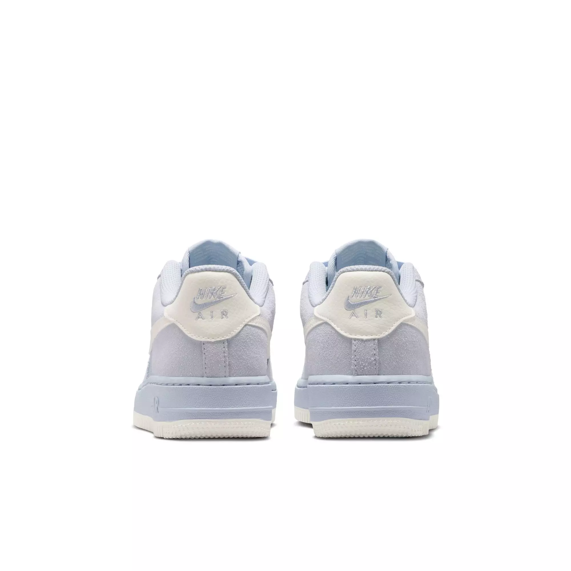 Nike Air Force 1 LV8 2 "Ghost/Sail" Grade School Girls' Shoe - BLUE