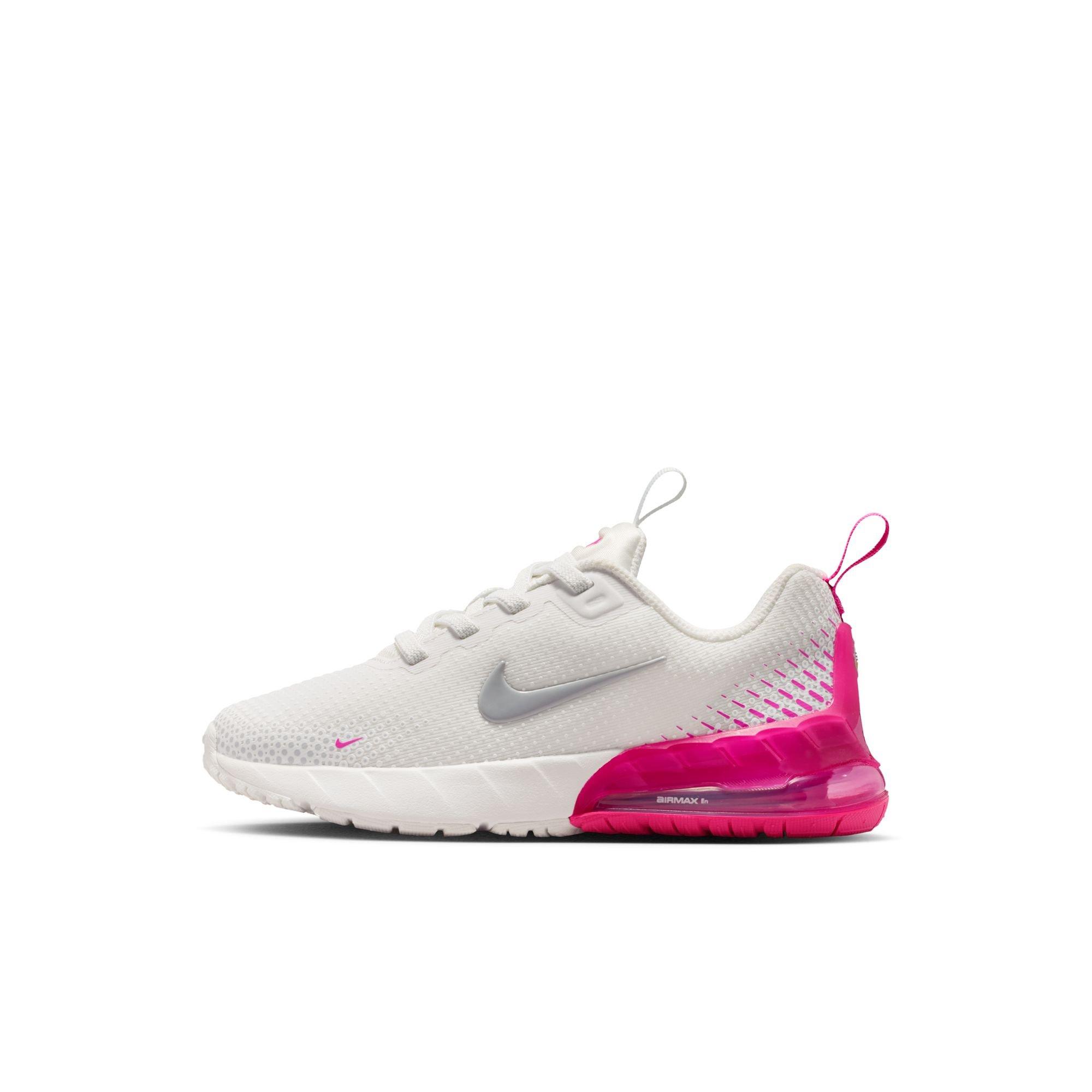 Nike Air Max Phoenix Preschool Girls' "Summit White/Wolf Grey/Laser Fuchsia" Shoe