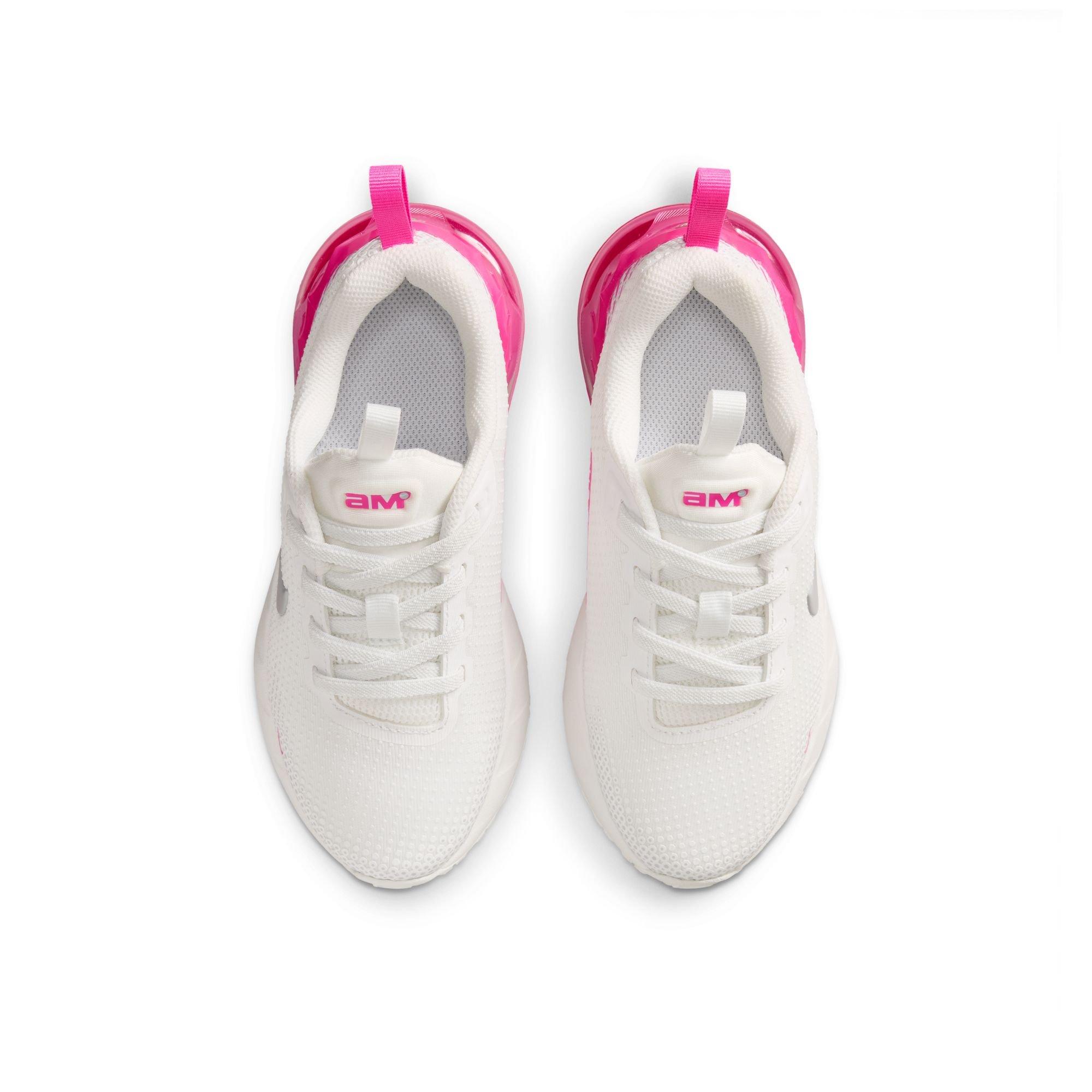 Nike Air Max Phoenix Preschool Girls' "Summit White/Wolf Grey/Laser Fuchsia" Shoe