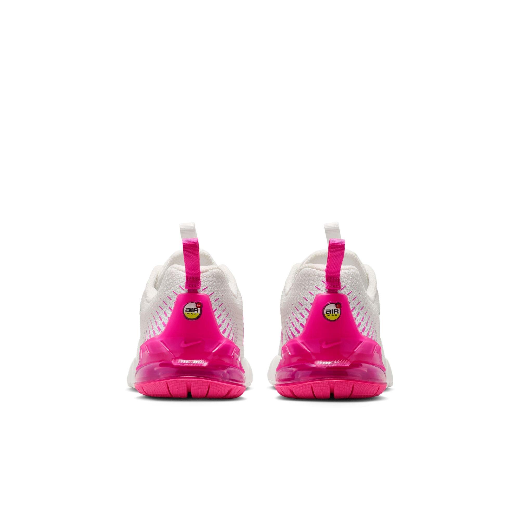 Nike Air Max Phoenix Preschool Girls' "Summit White/Wolf Grey/Laser Fuchsia" Shoe